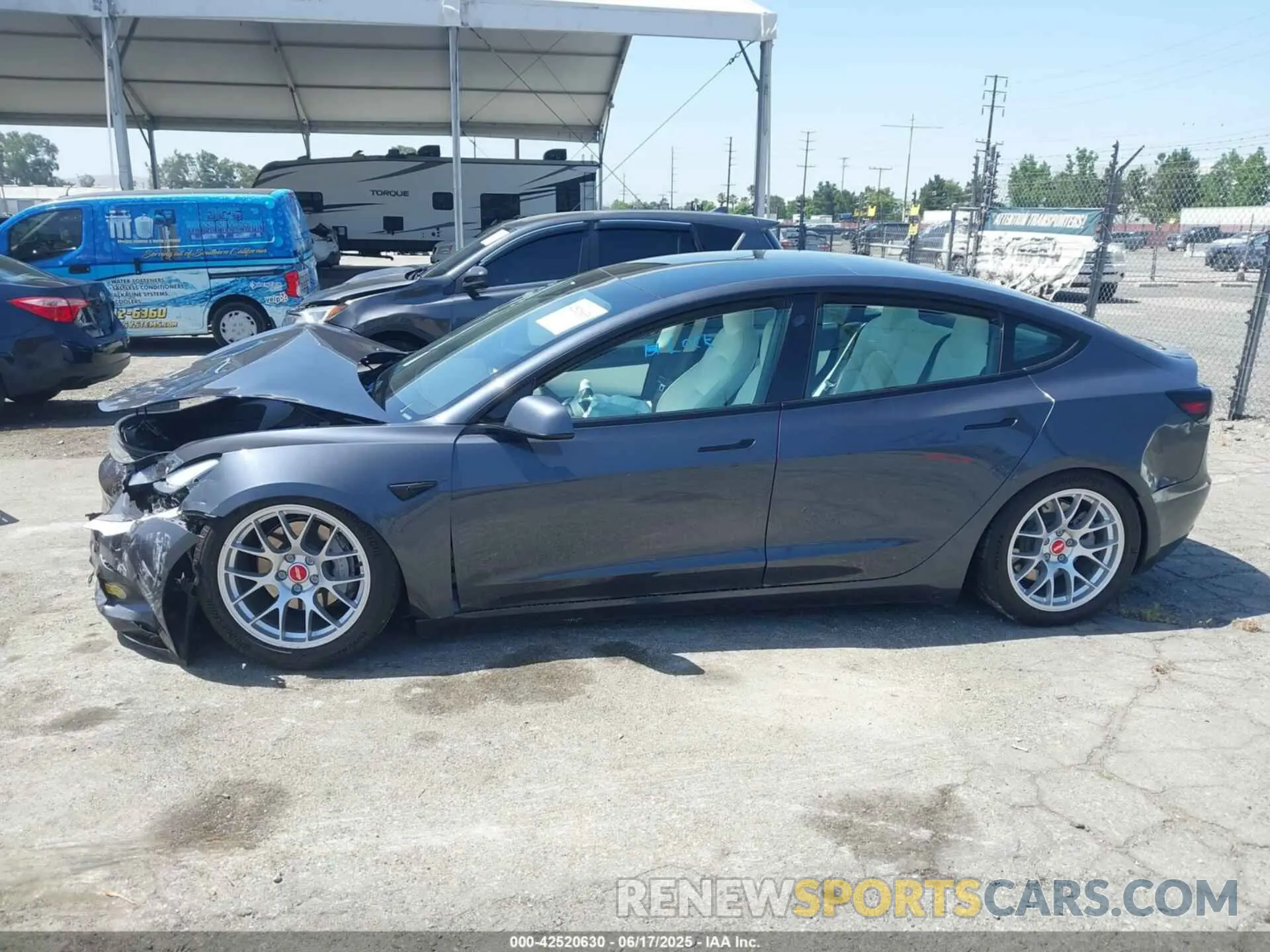 13 Photograph of a damaged car 5YJ3E1EA8MF928717 TESLA MODEL 3 2021