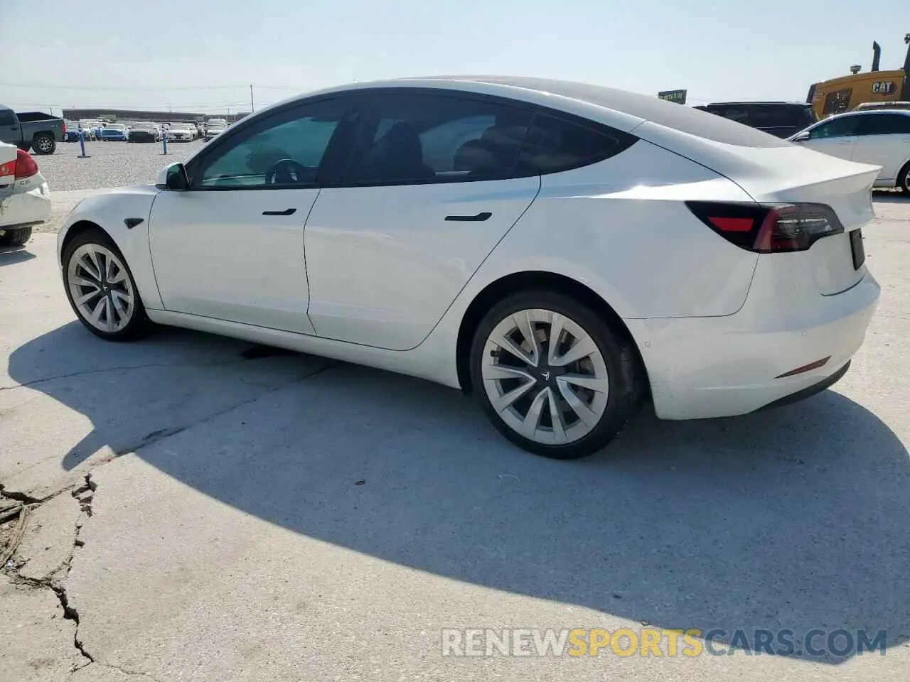 2 Photograph of a damaged car 5YJ3E1EA8MF961717 TESLA MODEL 3 2021