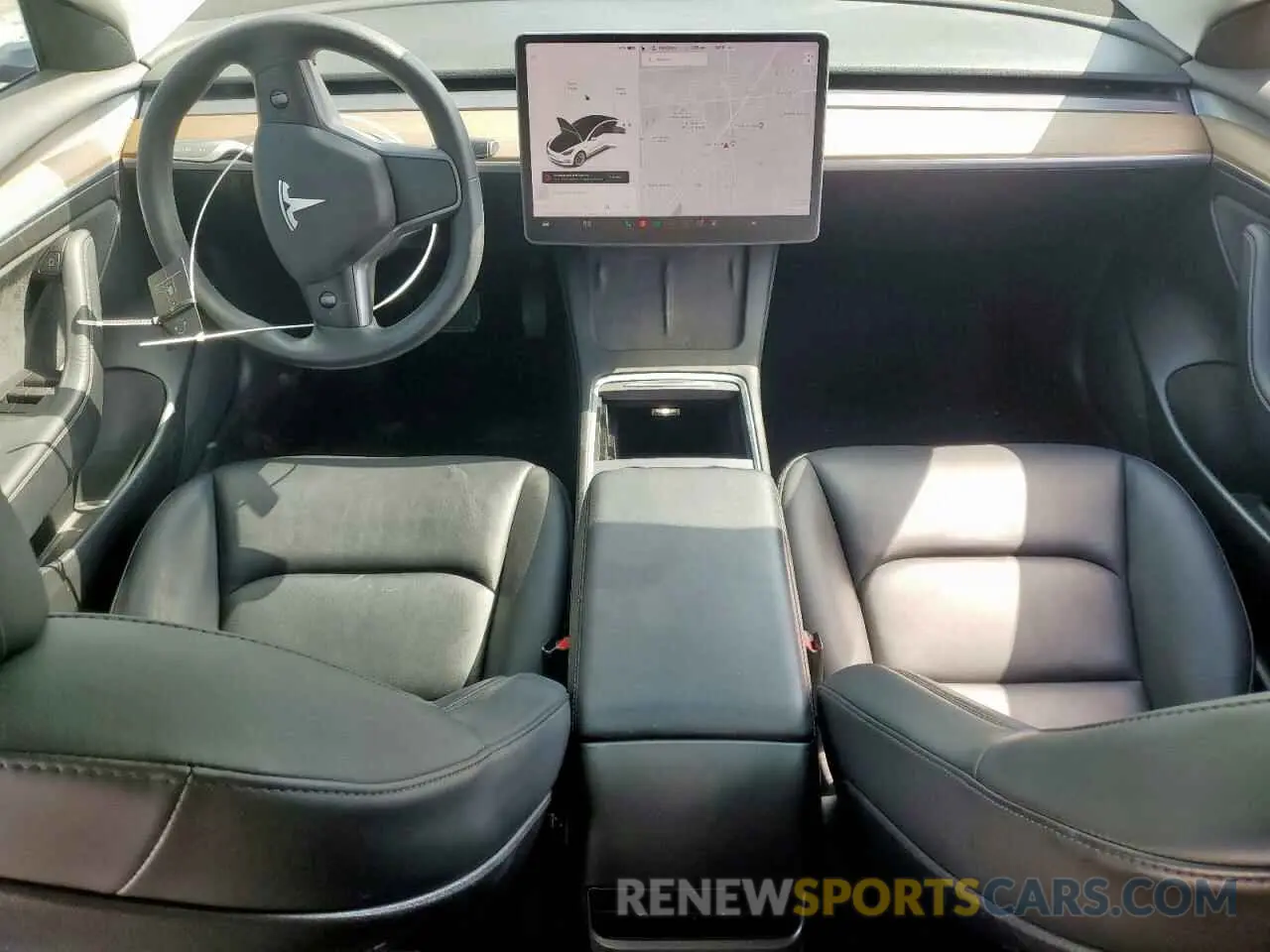 8 Photograph of a damaged car 5YJ3E1EA8MF961717 TESLA MODEL 3 2021