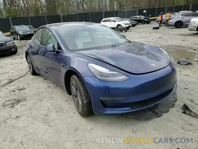 11 Photograph of a damaged car 5YJ3E1EA8MF973141 TESLA MODEL 3 2021