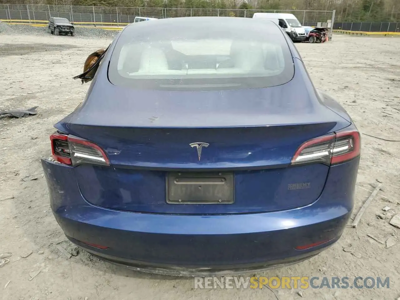 6 Photograph of a damaged car 5YJ3E1EA8MF973141 TESLA MODEL 3 2021