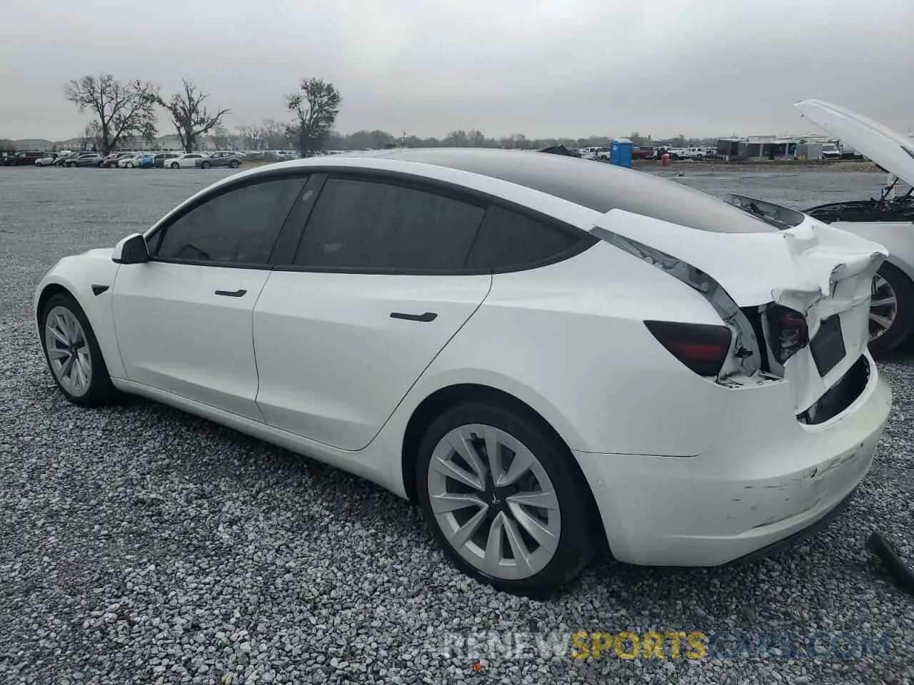 2 Photograph of a damaged car 5YJ3E1EA8MF978095 TESLA MODEL 3 2021