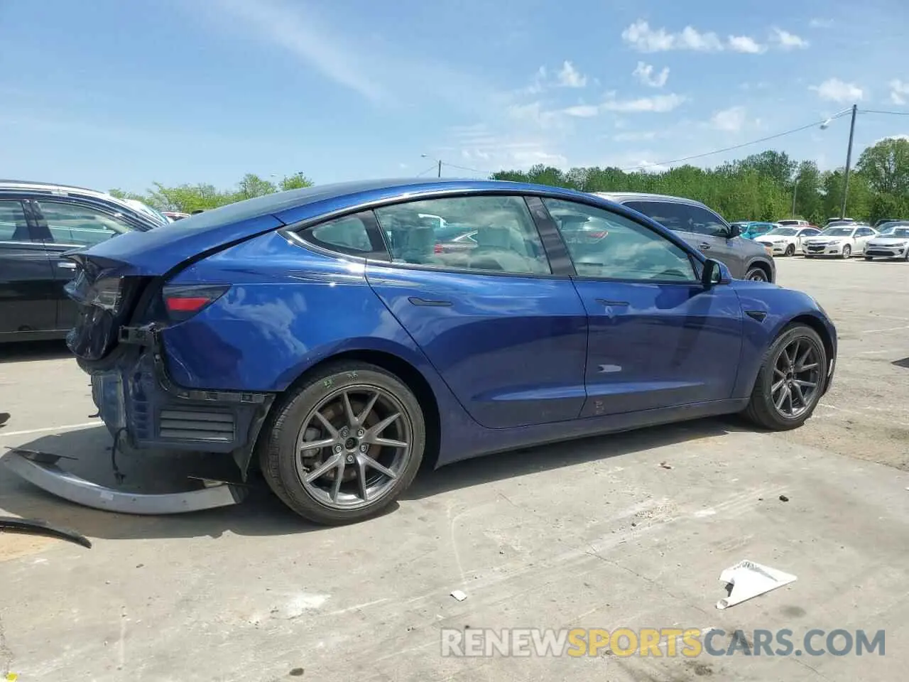 3 Photograph of a damaged car 5YJ3E1EA8MF978274 TESLA MODEL 3 2021