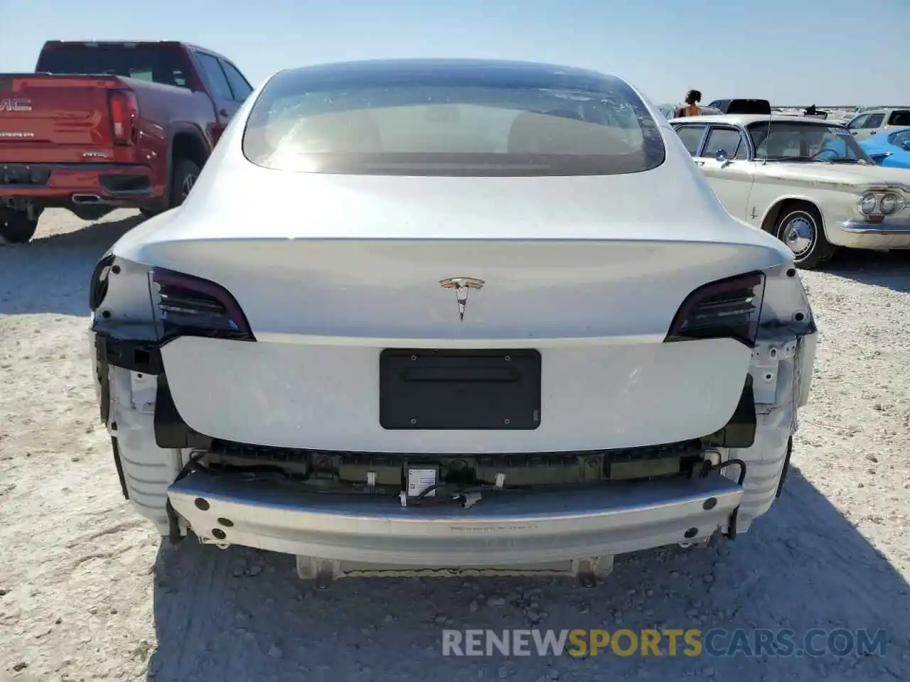 6 Photograph of a damaged car 5YJ3E1EA8MF982227 TESLA MODEL 3 2021