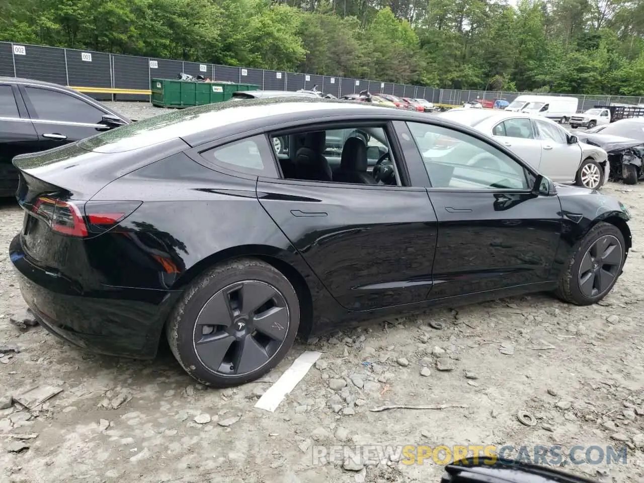 3 Photograph of a damaged car 5YJ3E1EA8MF991378 TESLA MODEL 3 2021