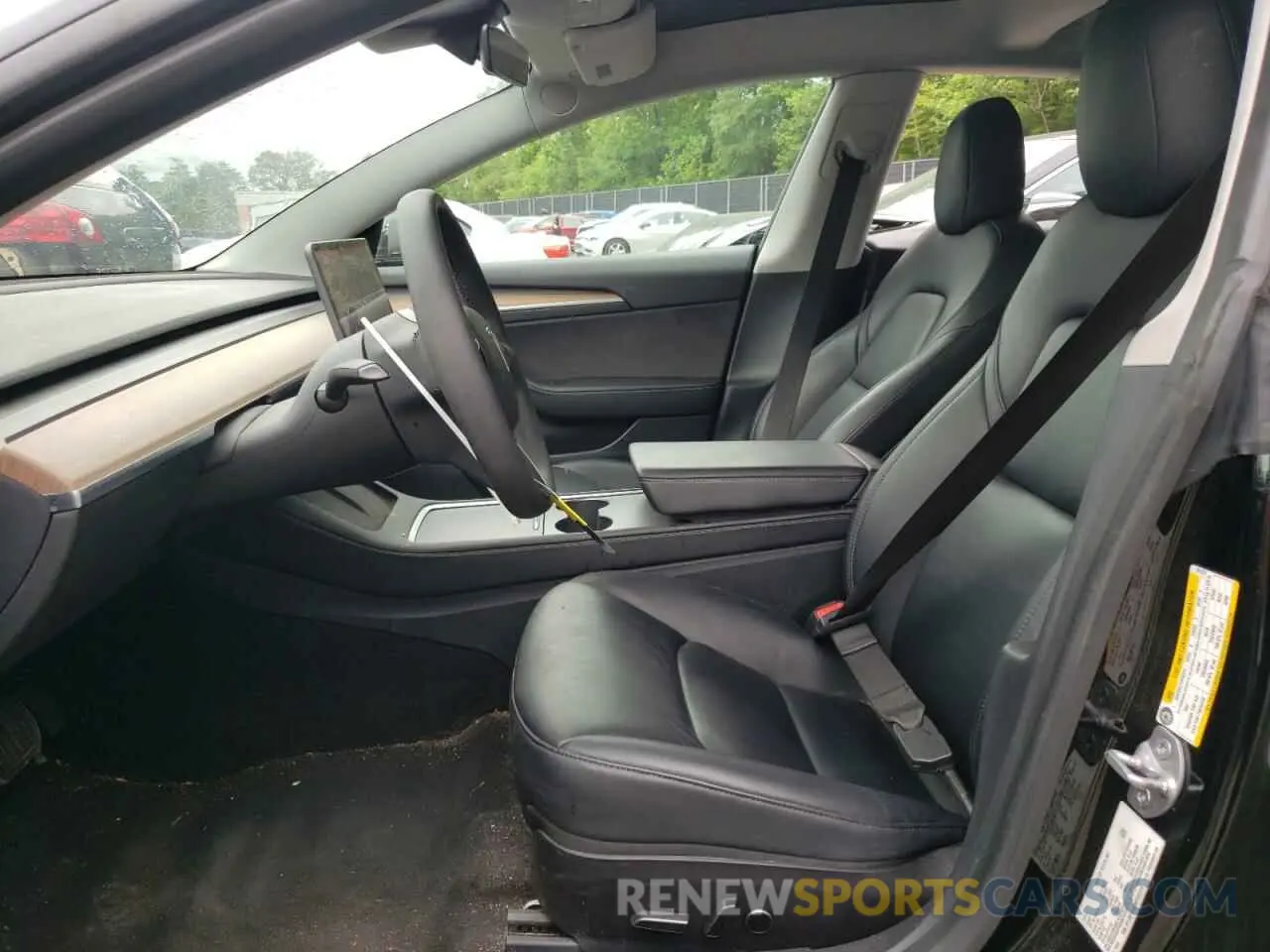 7 Photograph of a damaged car 5YJ3E1EA8MF991378 TESLA MODEL 3 2021