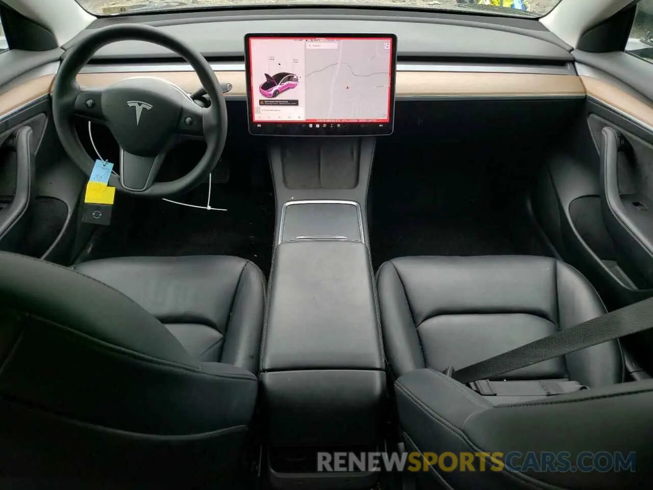 8 Photograph of a damaged car 5YJ3E1EA8MF991378 TESLA MODEL 3 2021