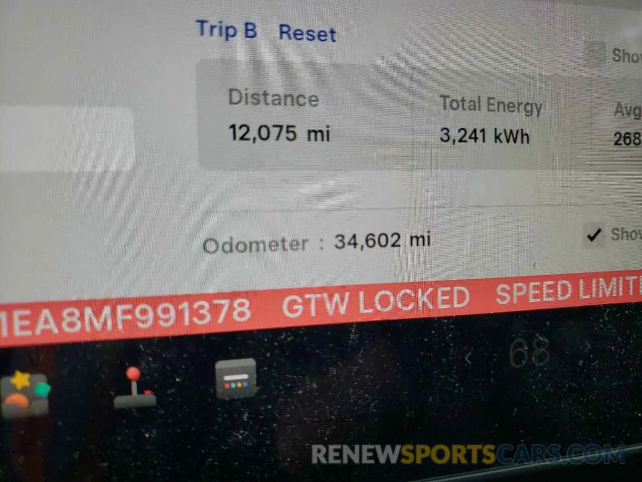 9 Photograph of a damaged car 5YJ3E1EA8MF991378 TESLA MODEL 3 2021