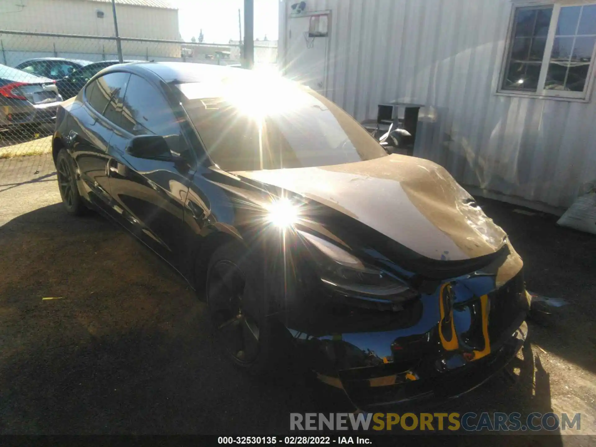 1 Photograph of a damaged car 5YJ3E1EA8MF992420 TESLA MODEL 3 2021