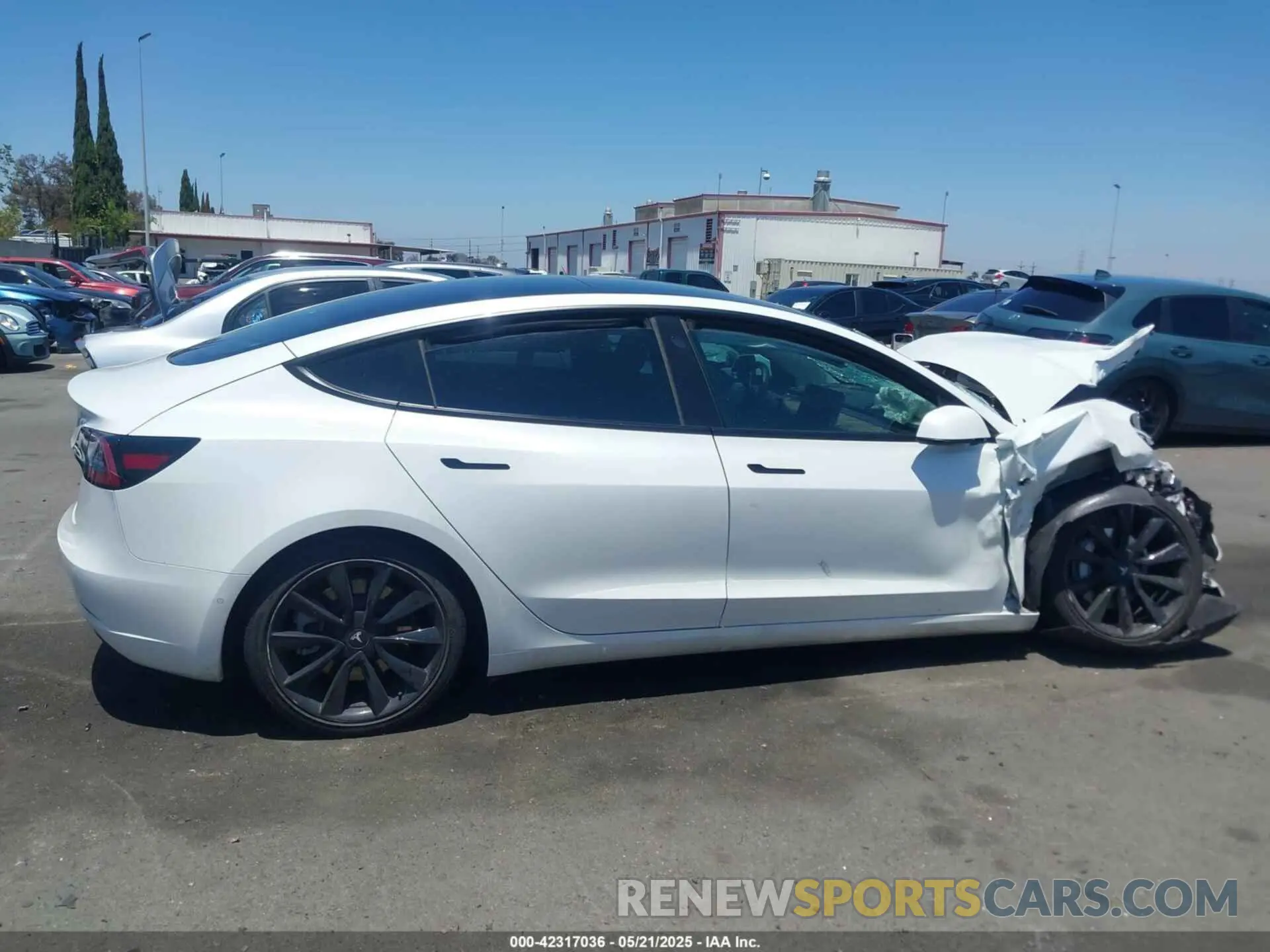 13 Photograph of a damaged car 5YJ3E1EA9MF001936 TESLA MODEL 3 2021