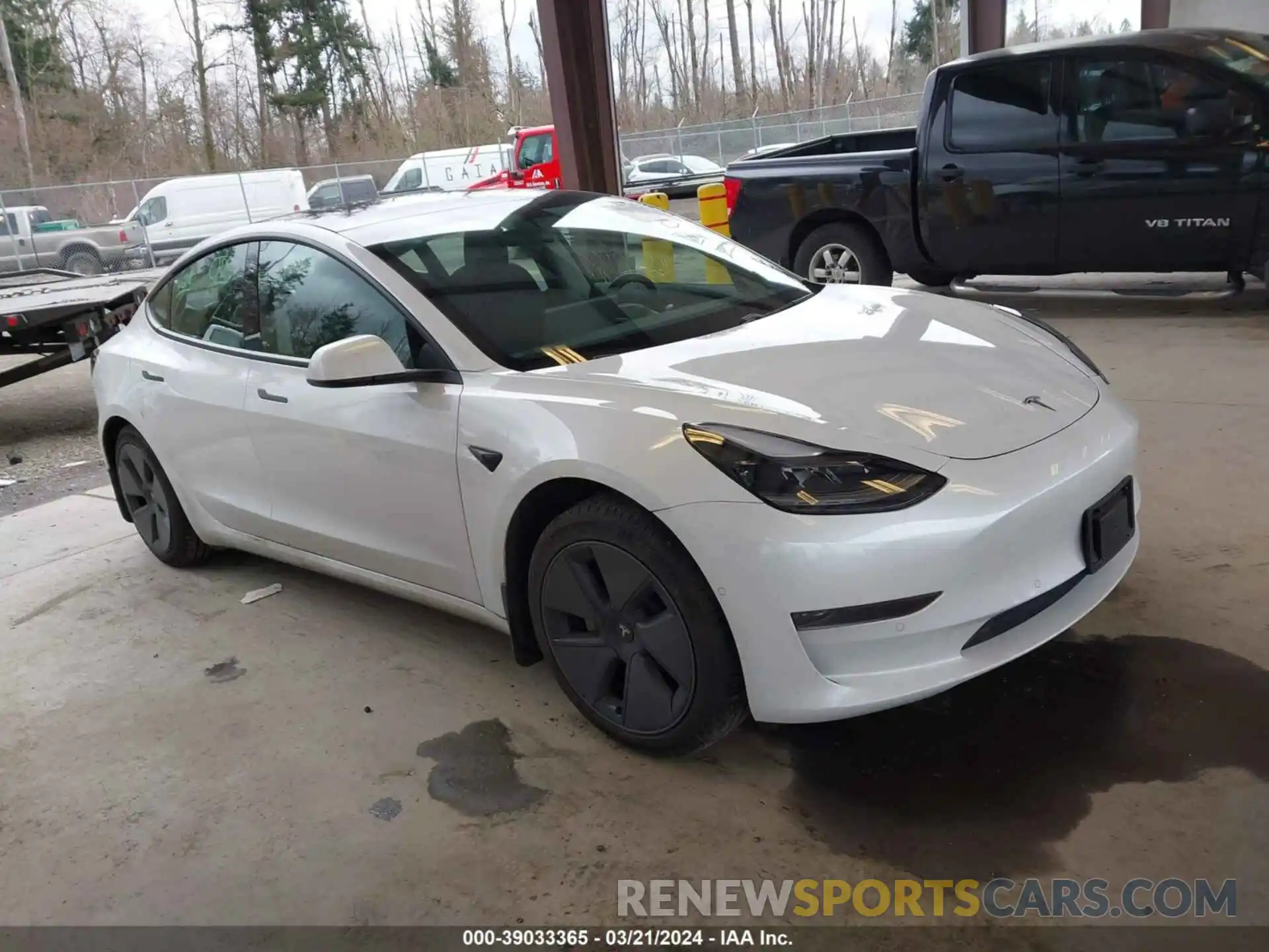 1 Photograph of a damaged car 5YJ3E1EA9MF014623 TESLA MODEL 3 2021