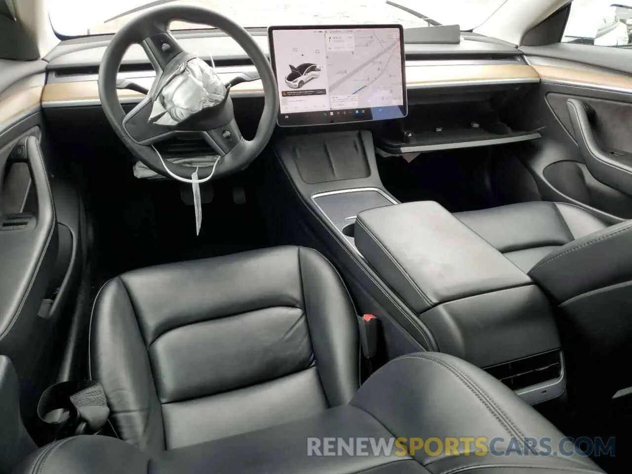 8 Photograph of a damaged car 5YJ3E1EA9MF017537 TESLA MODEL 3 2021