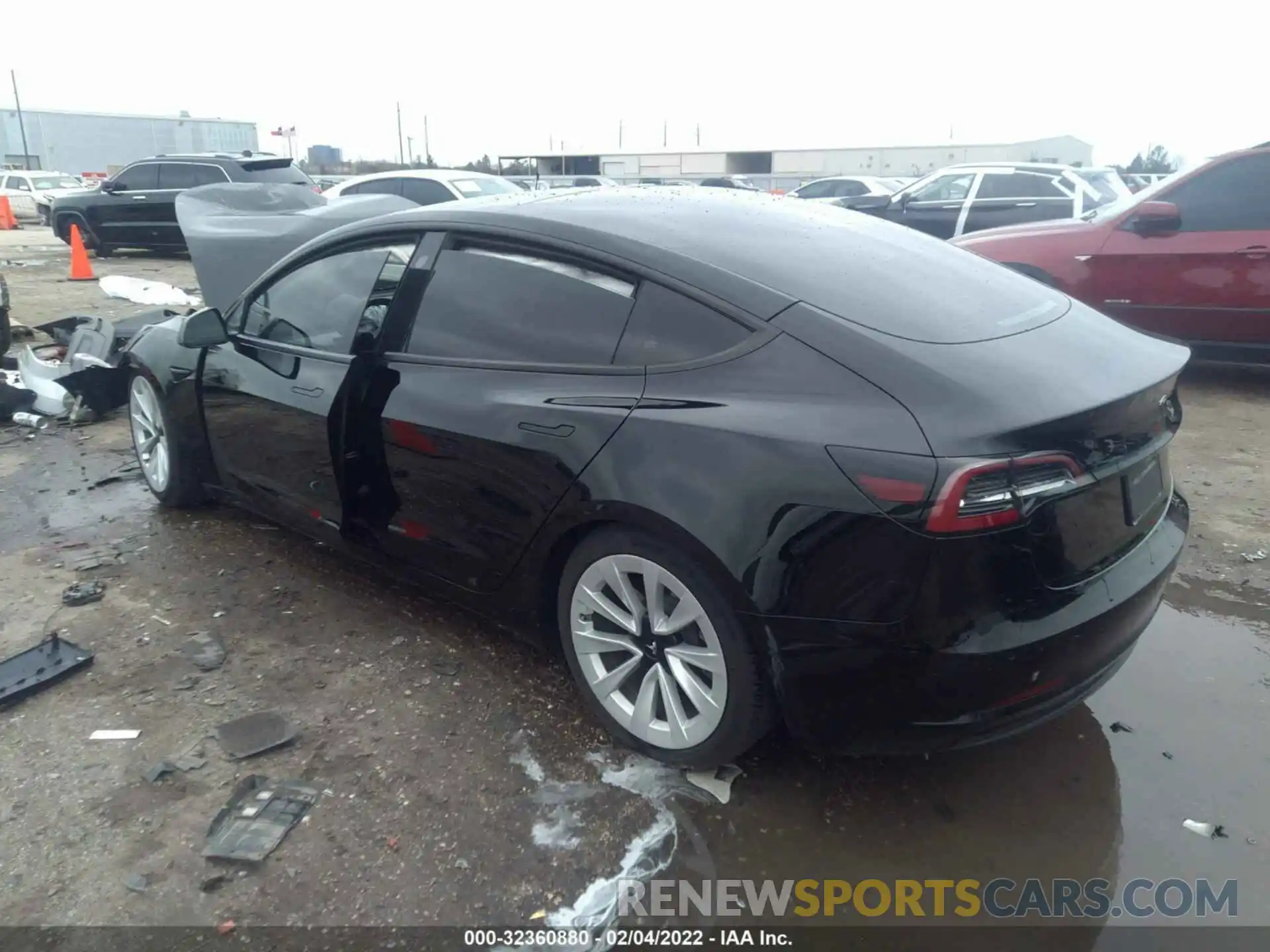 3 Photograph of a damaged car 5YJ3E1EA9MF019319 TESLA MODEL 3 2021