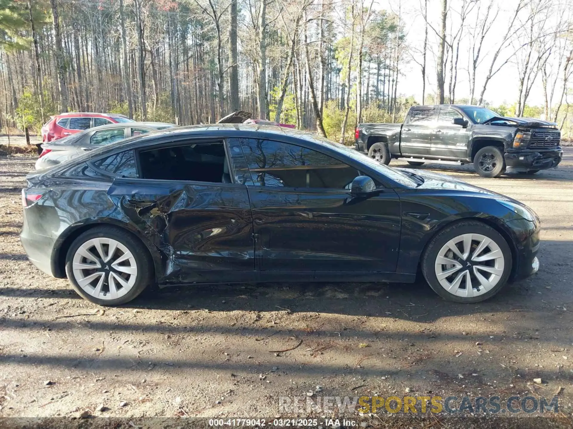 13 Photograph of a damaged car 5YJ3E1EA9MF021068 TESLA MODEL 3 2021