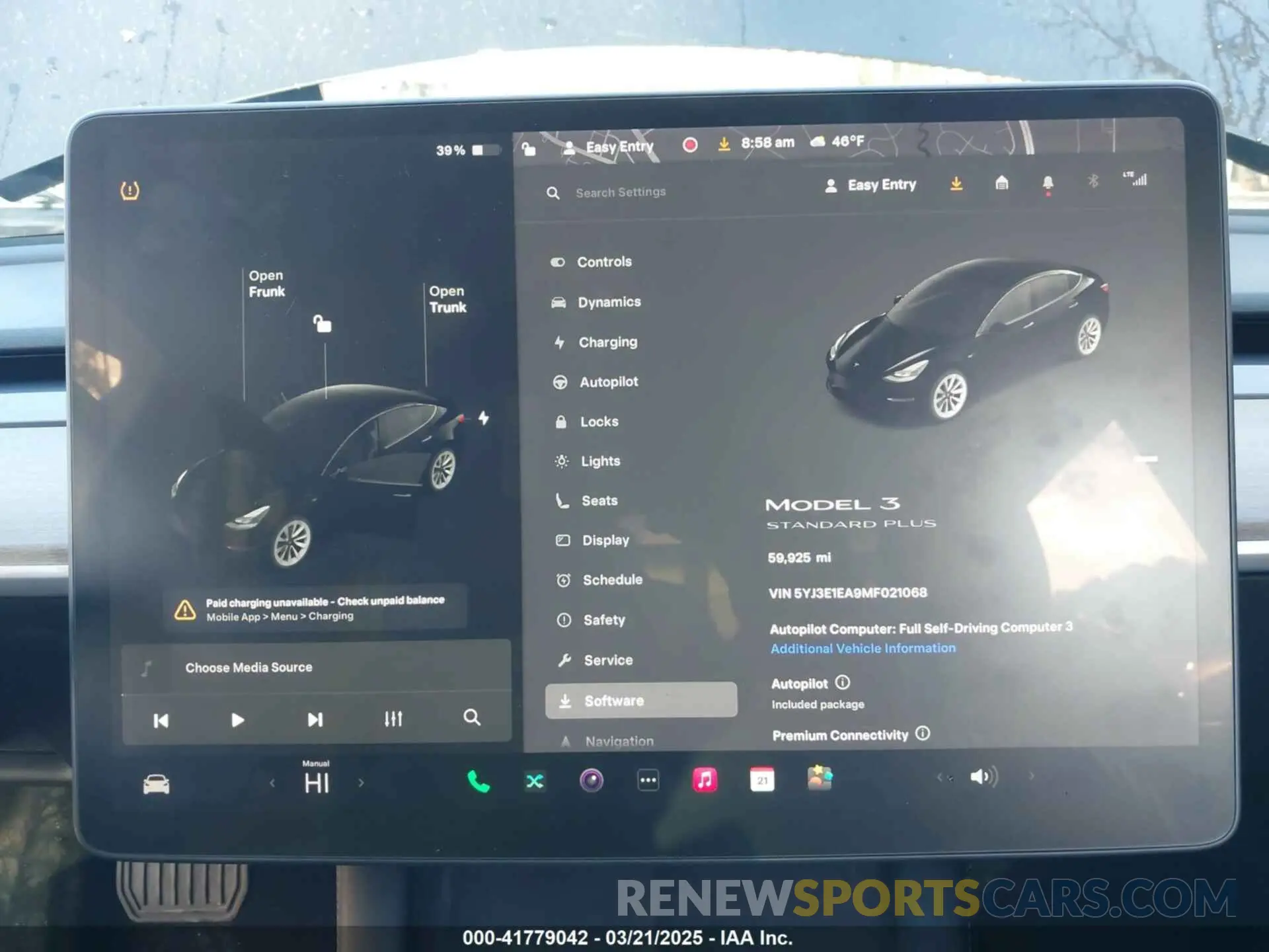 7 Photograph of a damaged car 5YJ3E1EA9MF021068 TESLA MODEL 3 2021