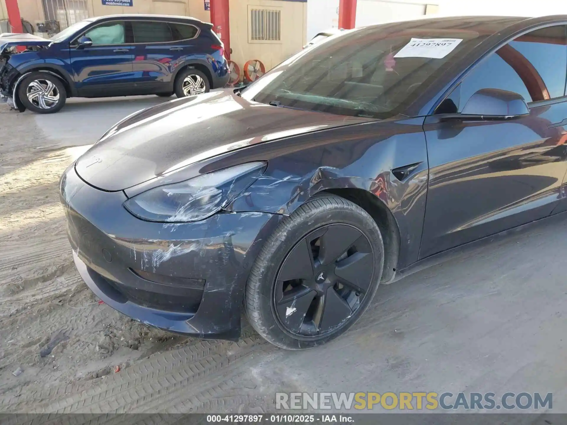 6 Photograph of a damaged car 5YJ3E1EA9MF027467 TESLA MODEL 3 2021