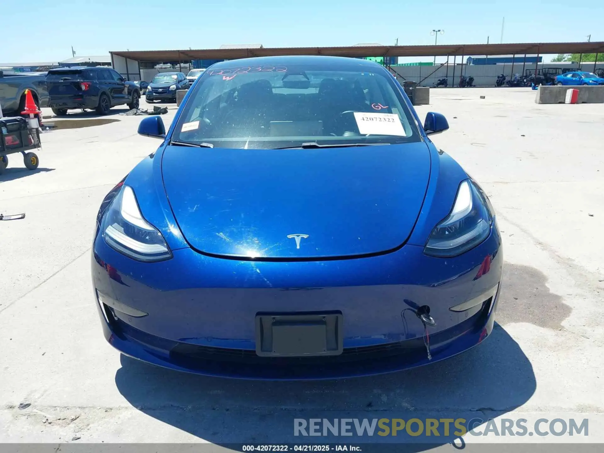 13 Photograph of a damaged car 5YJ3E1EA9MF027615 TESLA MODEL 3 2021