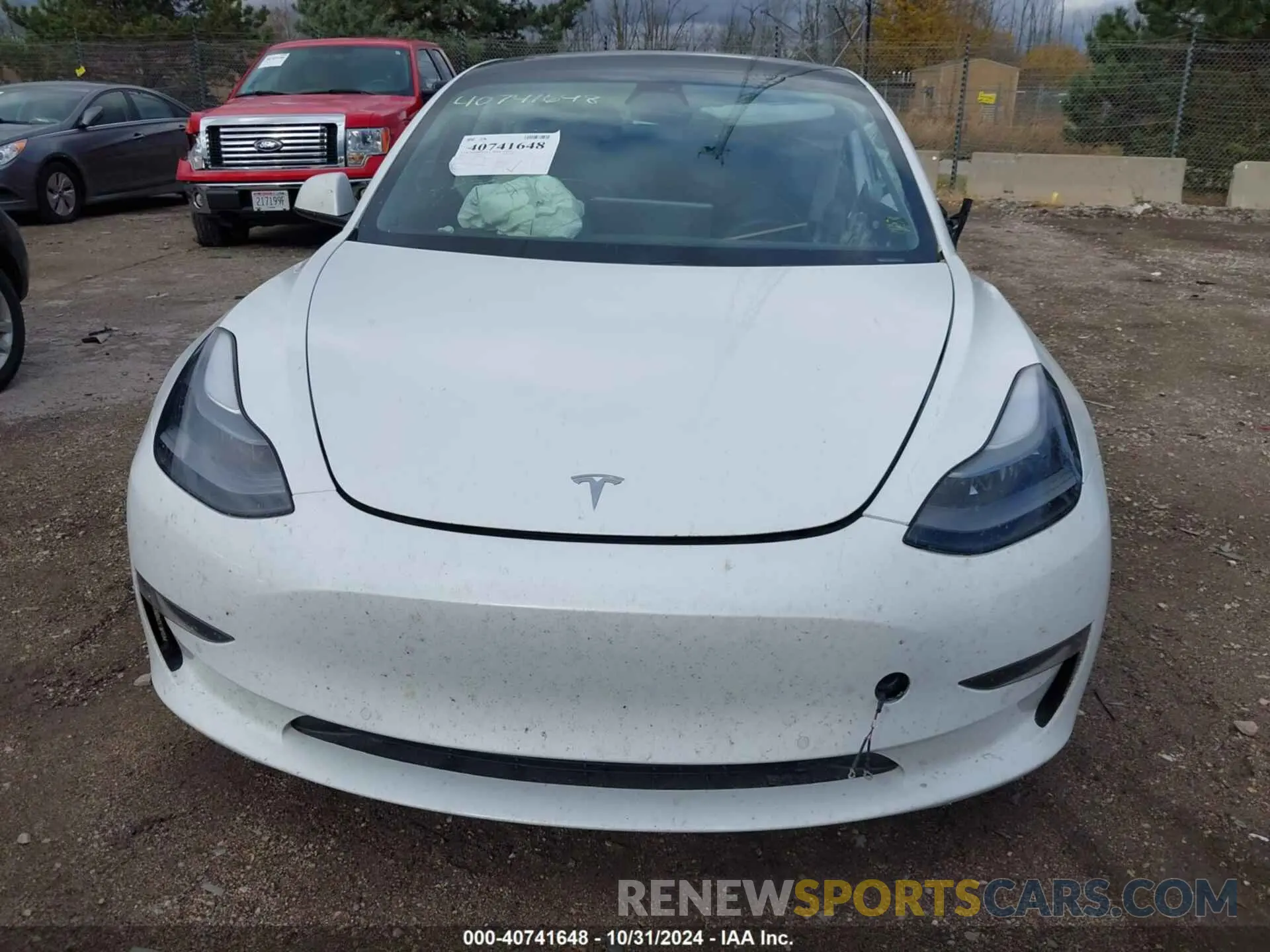 12 Photograph of a damaged car 5YJ3E1EA9MF027839 TESLA MODEL 3 2021