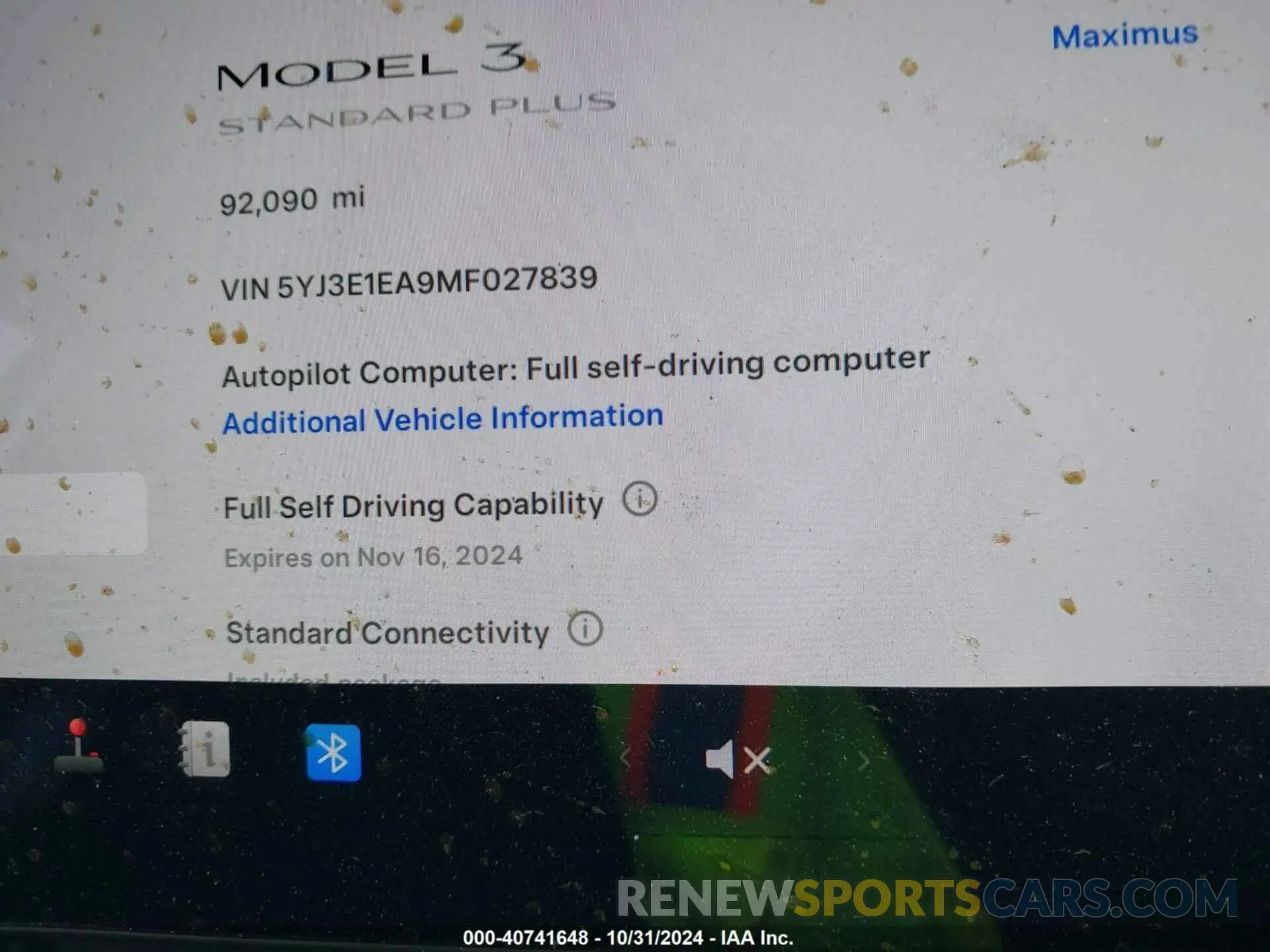 15 Photograph of a damaged car 5YJ3E1EA9MF027839 TESLA MODEL 3 2021