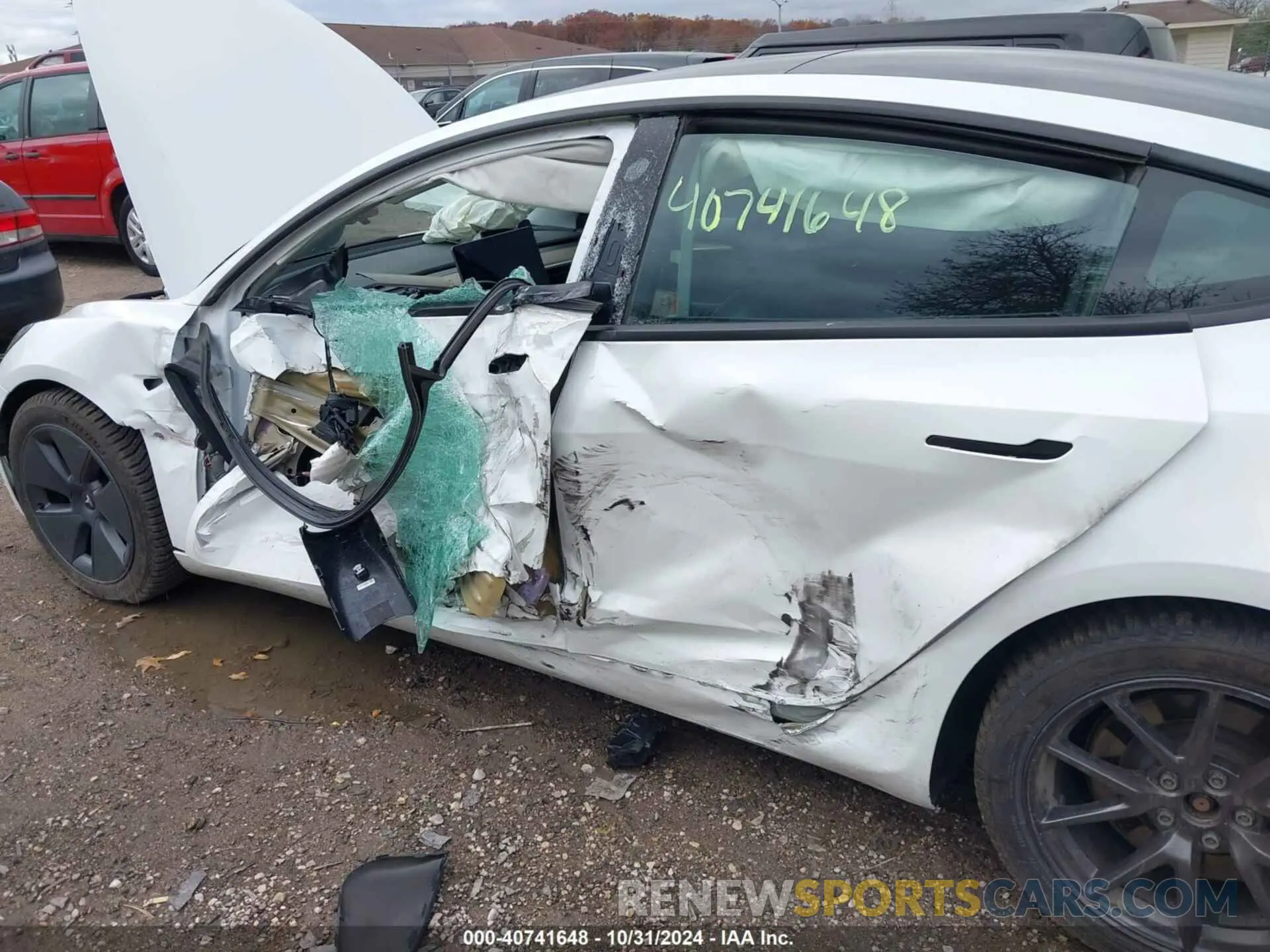 6 Photograph of a damaged car 5YJ3E1EA9MF027839 TESLA MODEL 3 2021