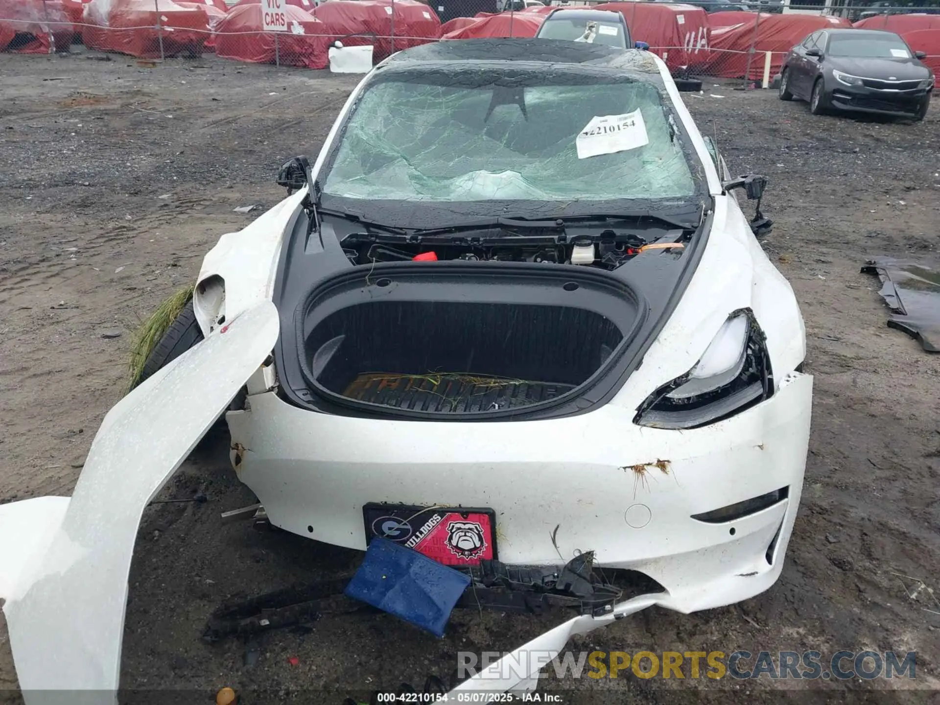 12 Photograph of a damaged car 5YJ3E1EA9MF029154 TESLA MODEL 3 2021