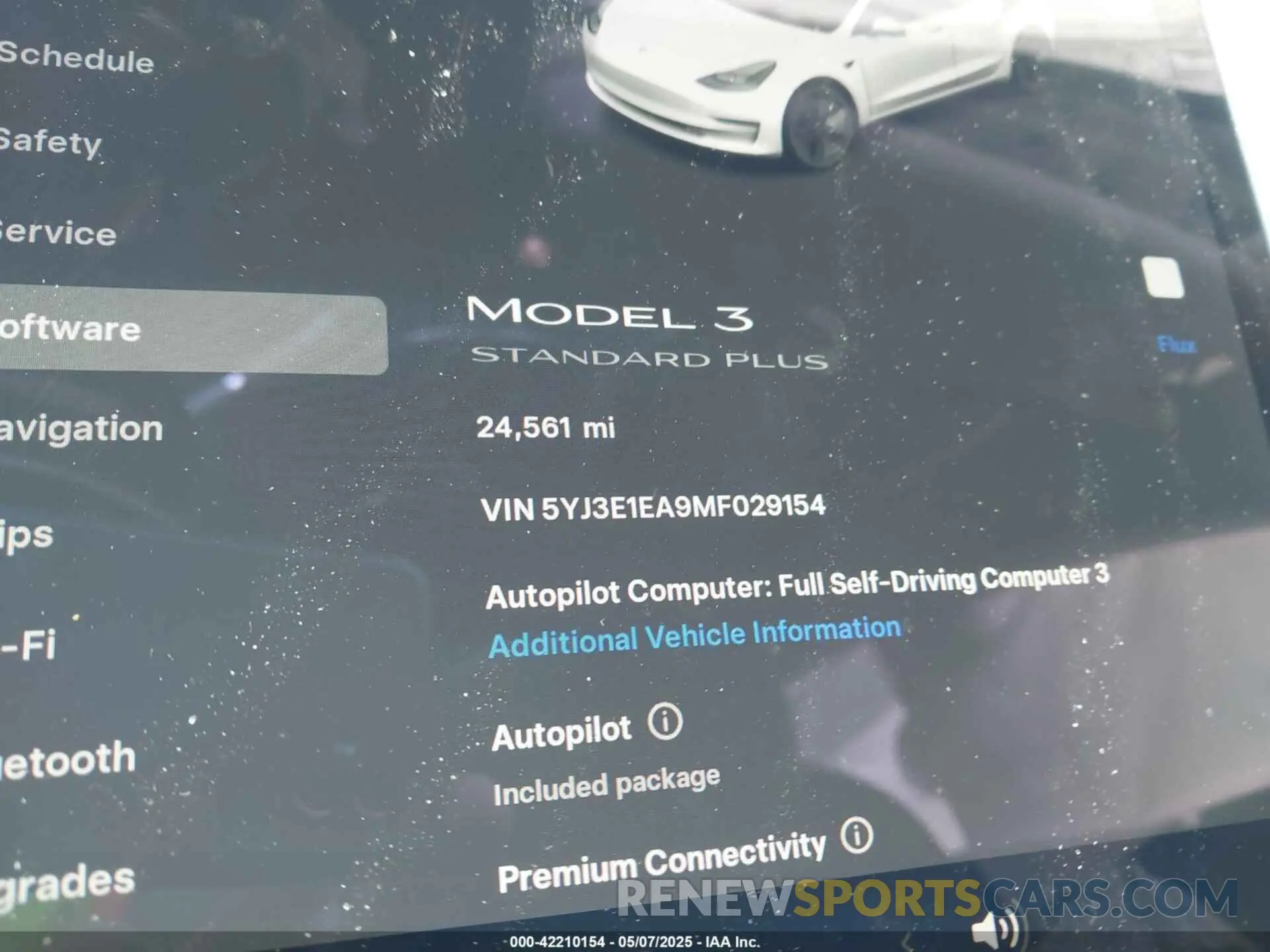 15 Photograph of a damaged car 5YJ3E1EA9MF029154 TESLA MODEL 3 2021