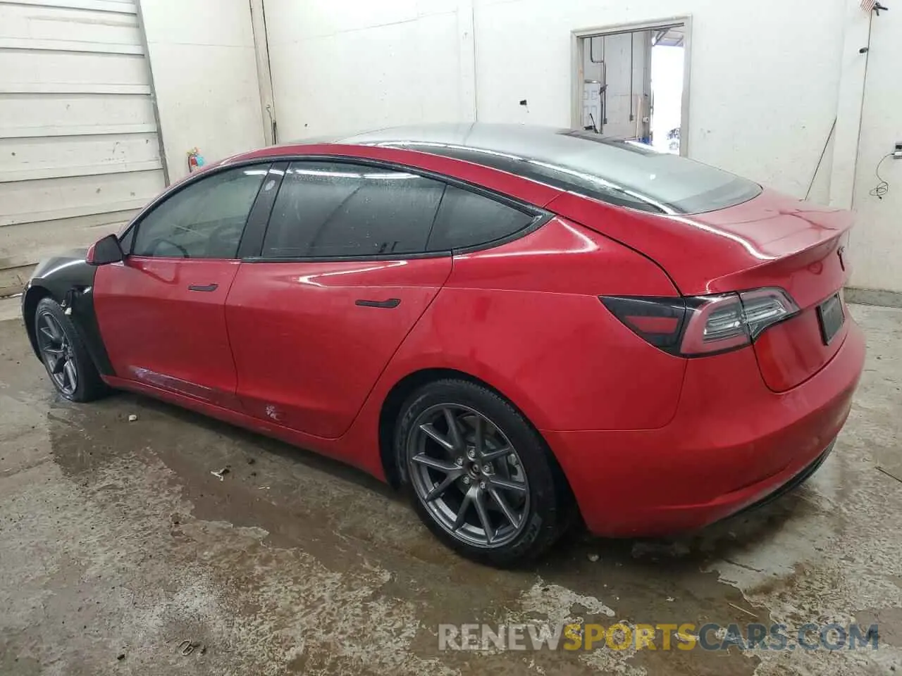 2 Photograph of a damaged car 5YJ3E1EA9MF059769 TESLA MODEL 3 2021