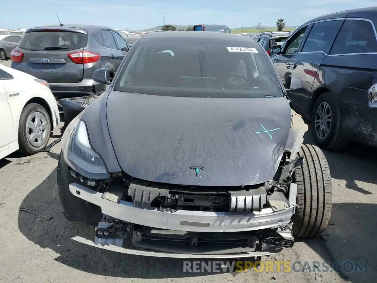 5 Photograph of a damaged car 5YJ3E1EA9MF071050 TESLA MODEL 3 2021