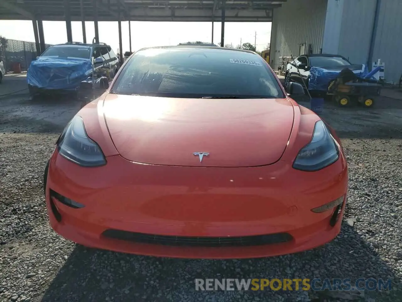 5 Photograph of a damaged car 5YJ3E1EA9MF085689 TESLA MODEL 3 2021