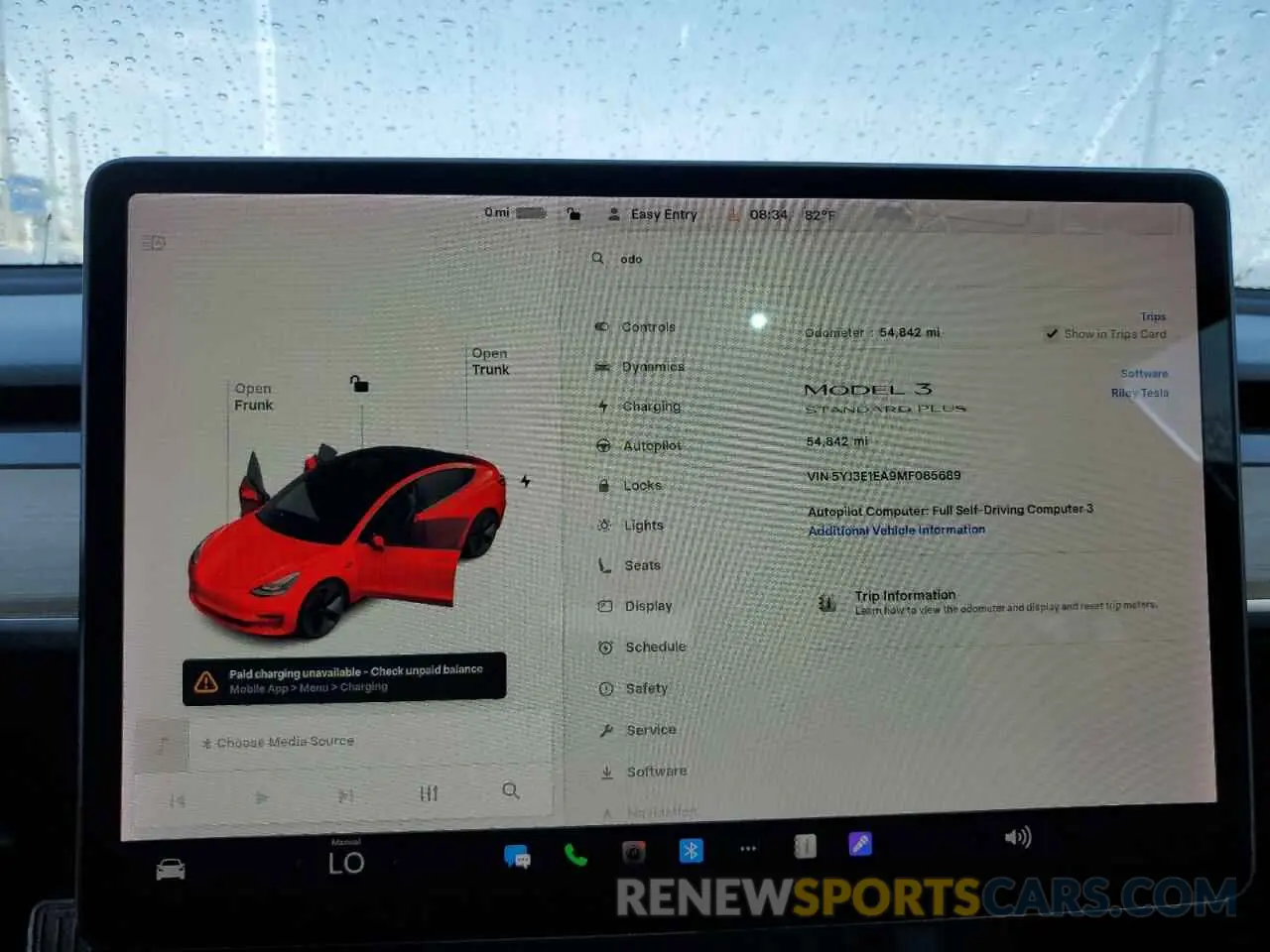9 Photograph of a damaged car 5YJ3E1EA9MF085689 TESLA MODEL 3 2021