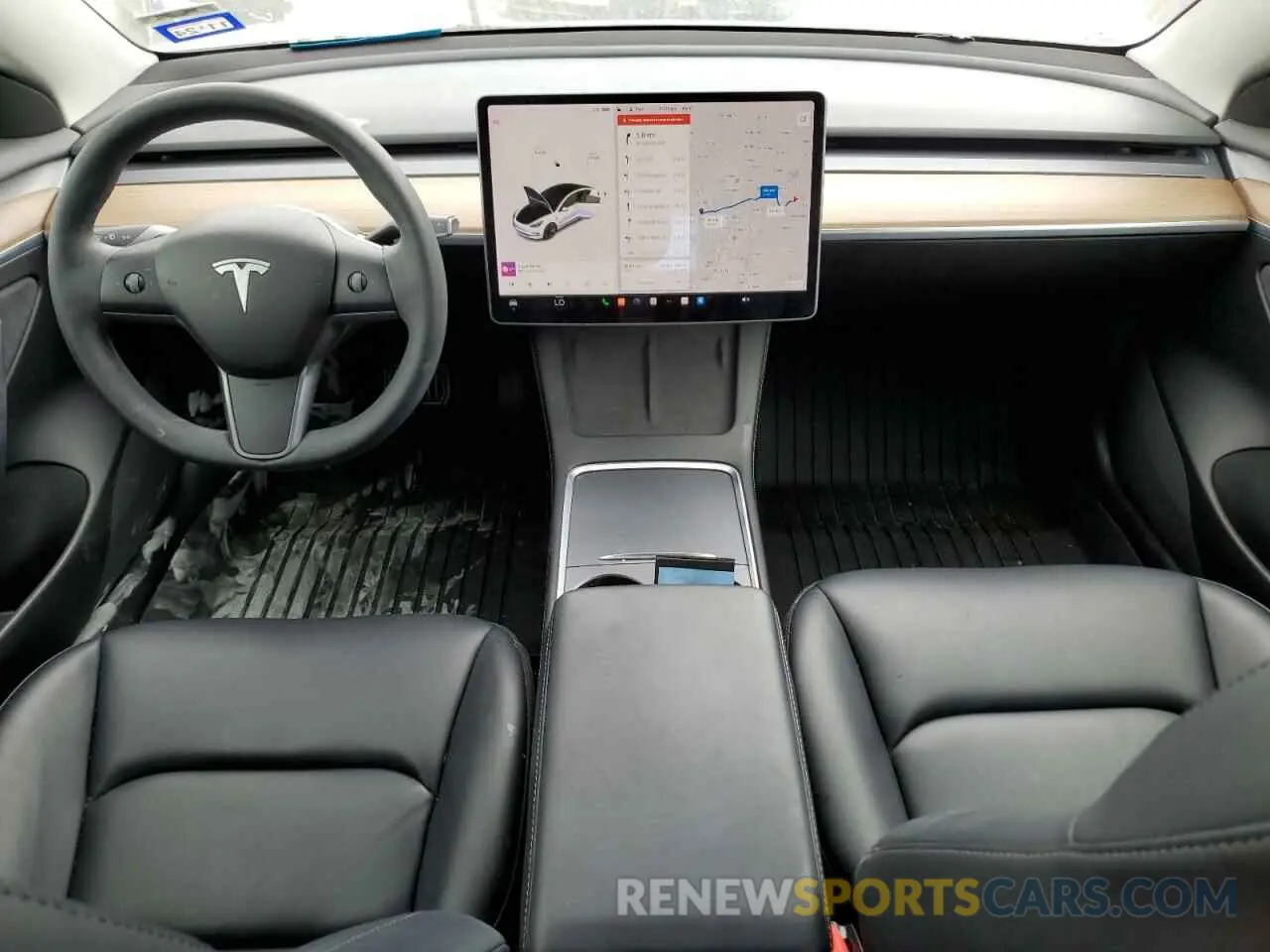 8 Photograph of a damaged car 5YJ3E1EA9MF092173 TESLA MODEL 3 2021