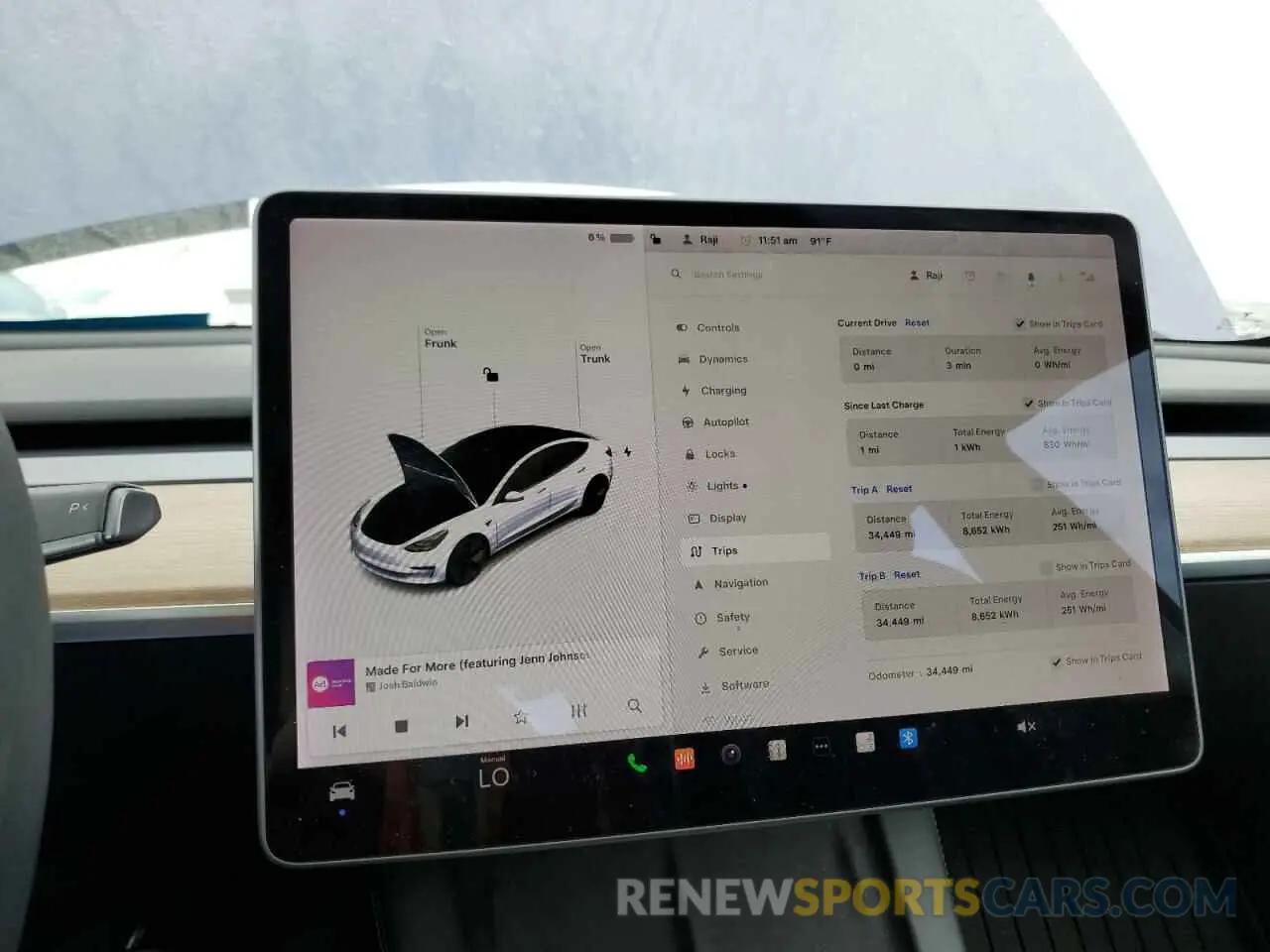 9 Photograph of a damaged car 5YJ3E1EA9MF092173 TESLA MODEL 3 2021