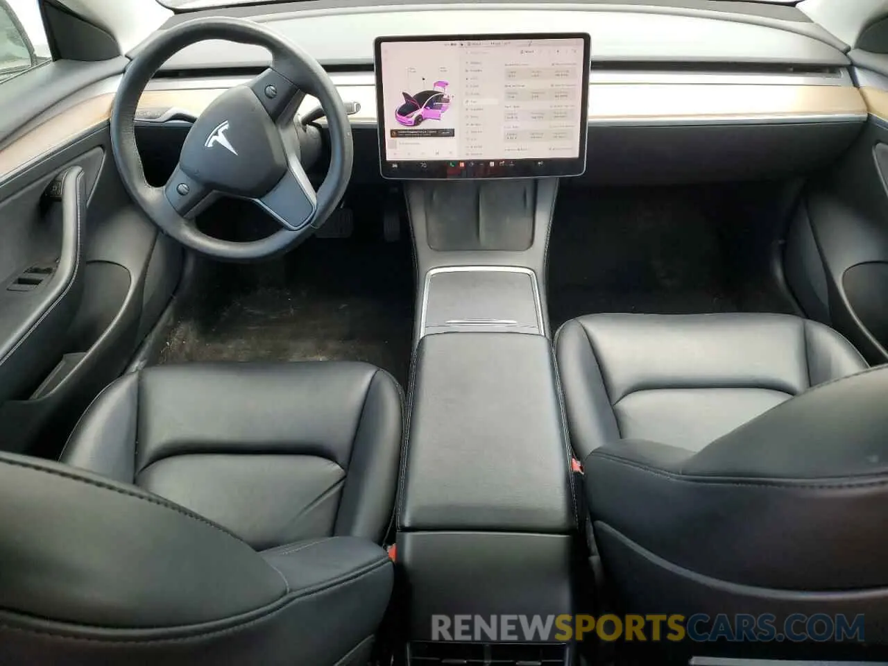 8 Photograph of a damaged car 5YJ3E1EA9MF094540 TESLA MODEL 3 2021