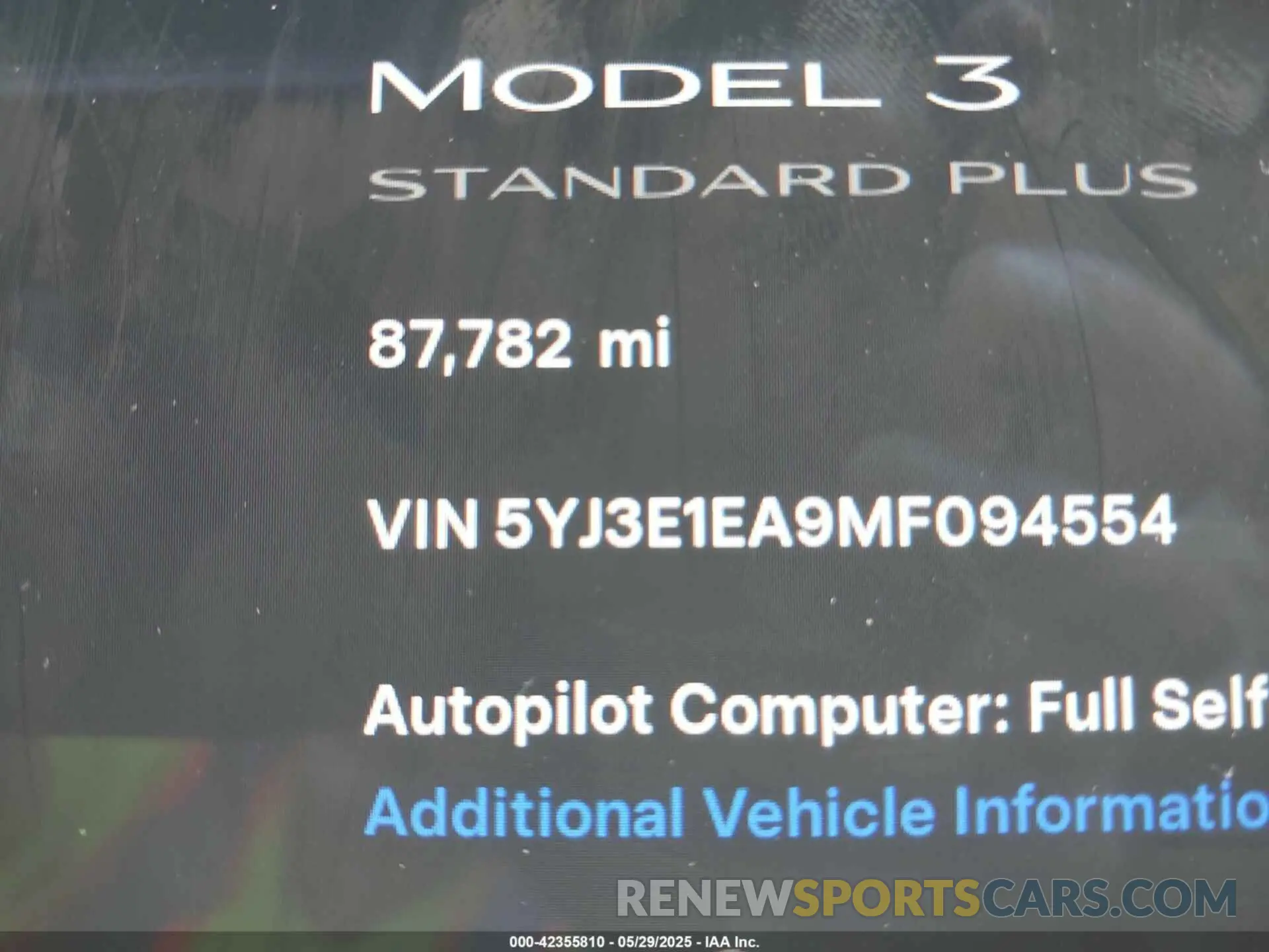 14 Photograph of a damaged car 5YJ3E1EA9MF094554 TESLA MODEL 3 2021