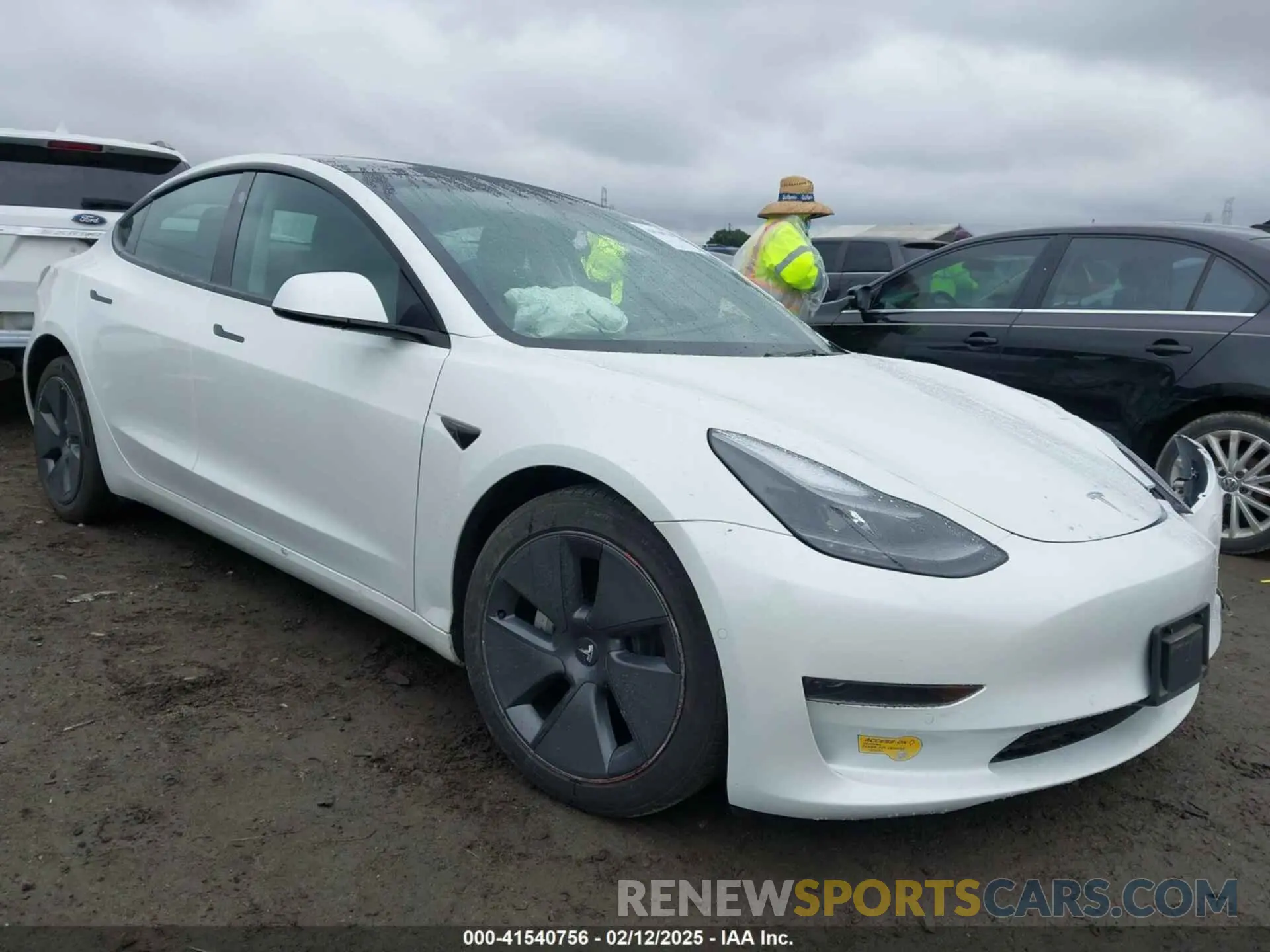 1 Photograph of a damaged car 5YJ3E1EA9MF095719 TESLA MODEL 3 2021
