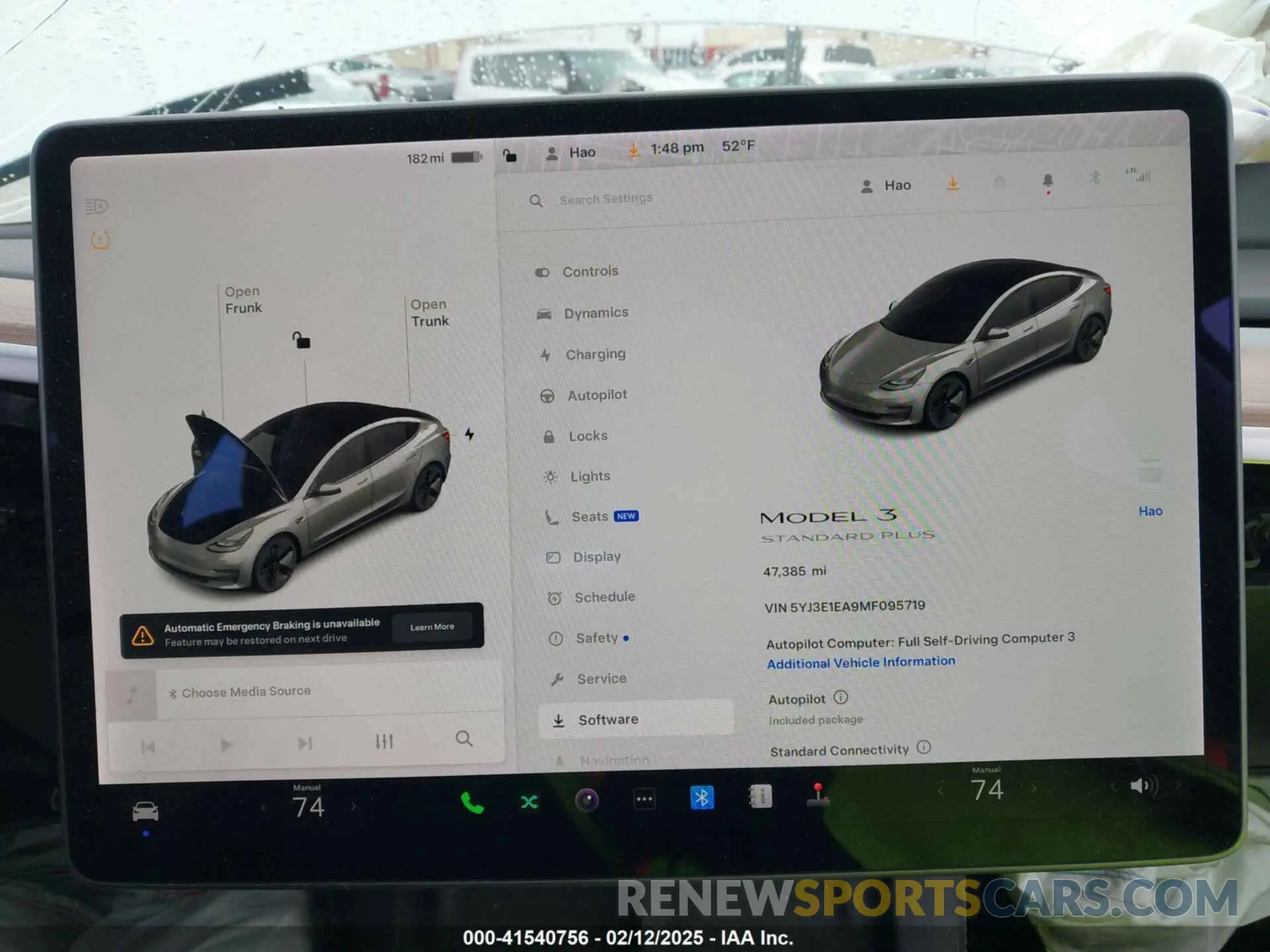 7 Photograph of a damaged car 5YJ3E1EA9MF095719 TESLA MODEL 3 2021