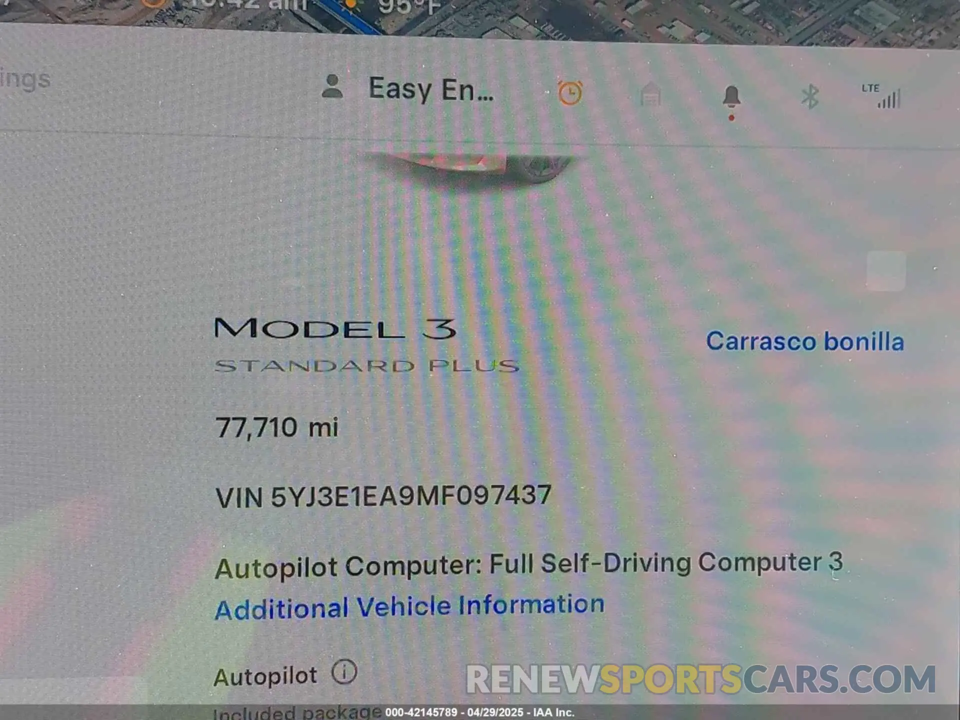 15 Photograph of a damaged car 5YJ3E1EA9MF097437 TESLA MODEL 3 2021