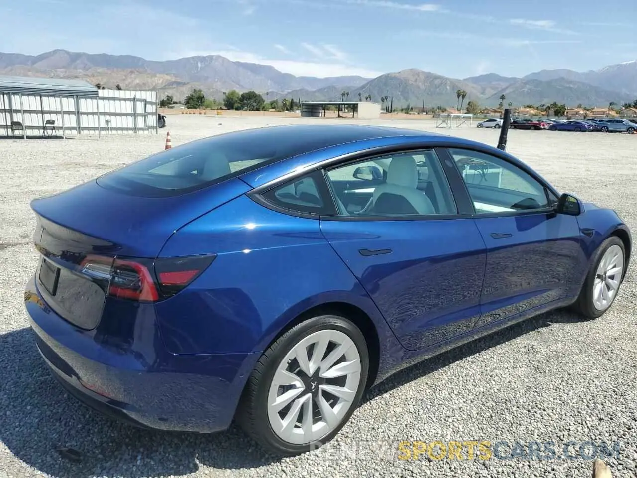 3 Photograph of a damaged car 5YJ3E1EA9MF098555 TESLA MODEL 3 2021