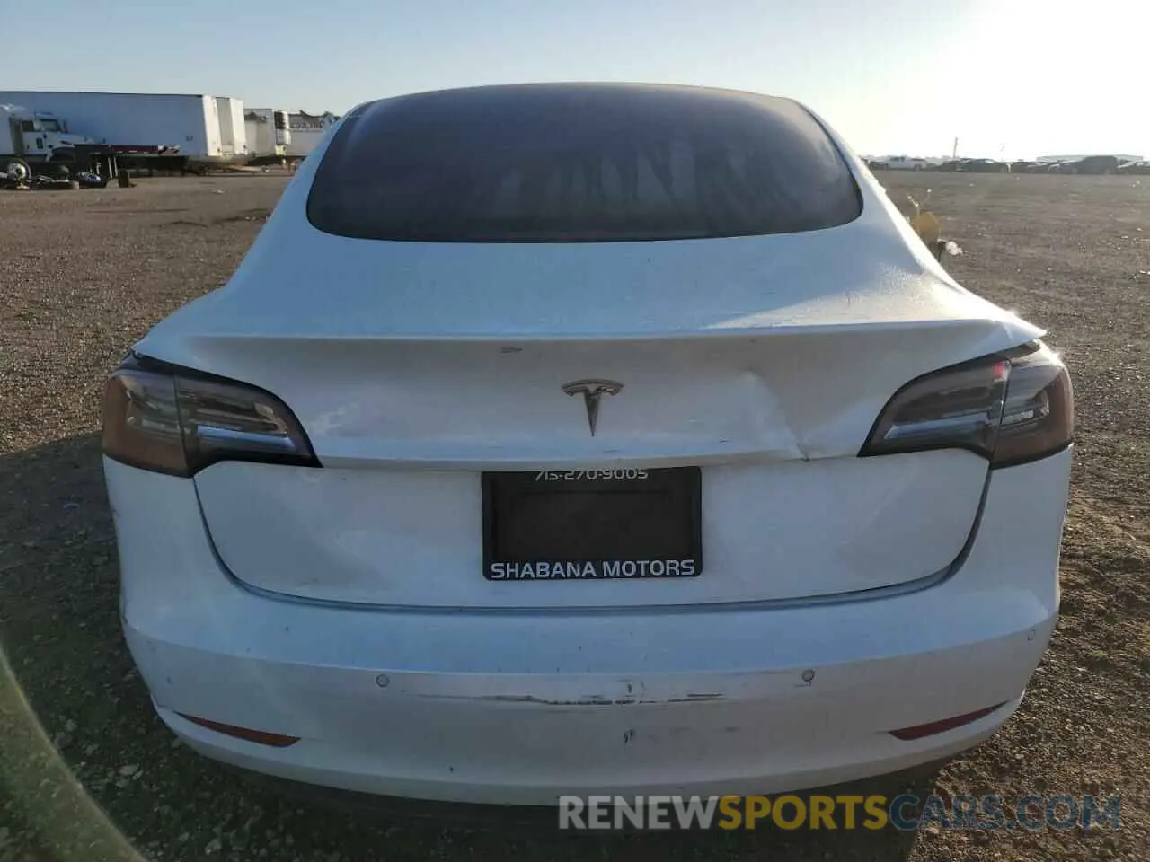 6 Photograph of a damaged car 5YJ3E1EA9MF100403 TESLA MODEL 3 2021