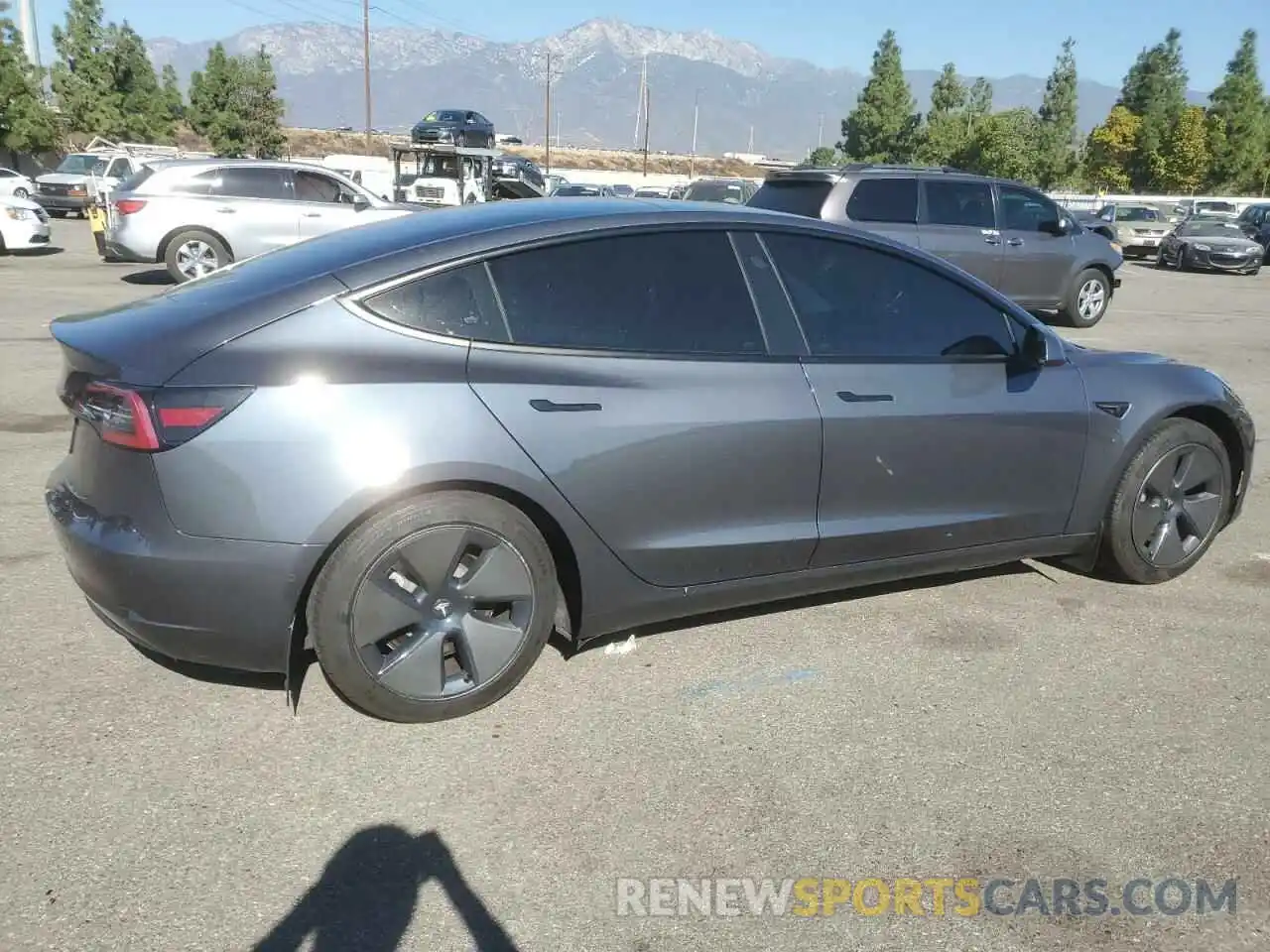 3 Photograph of a damaged car 5YJ3E1EA9MF867541 TESLA MODEL 3 2021