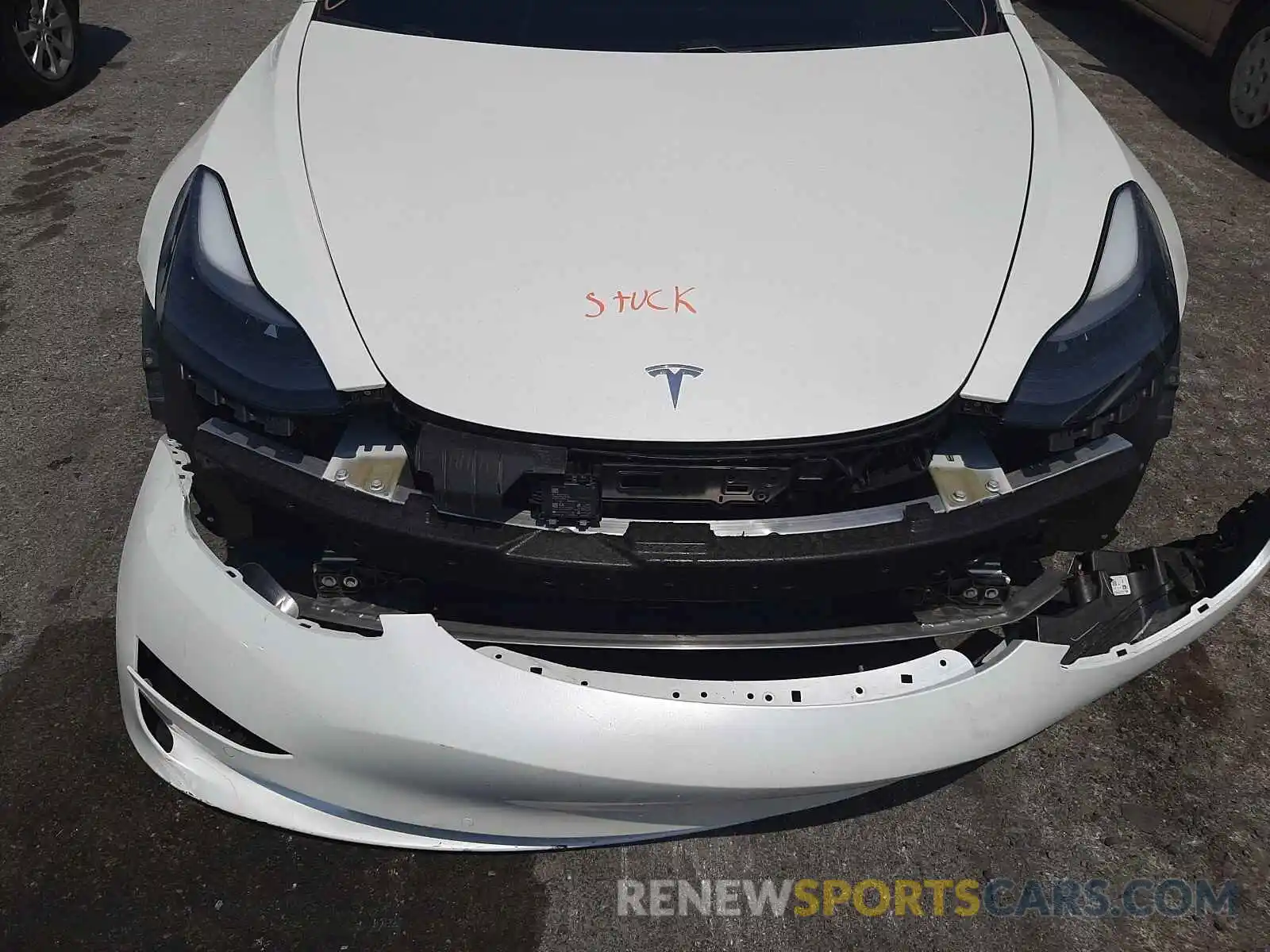 7 Photograph of a damaged car 5YJ3E1EA9MF867801 TESLA MODEL 3 2021