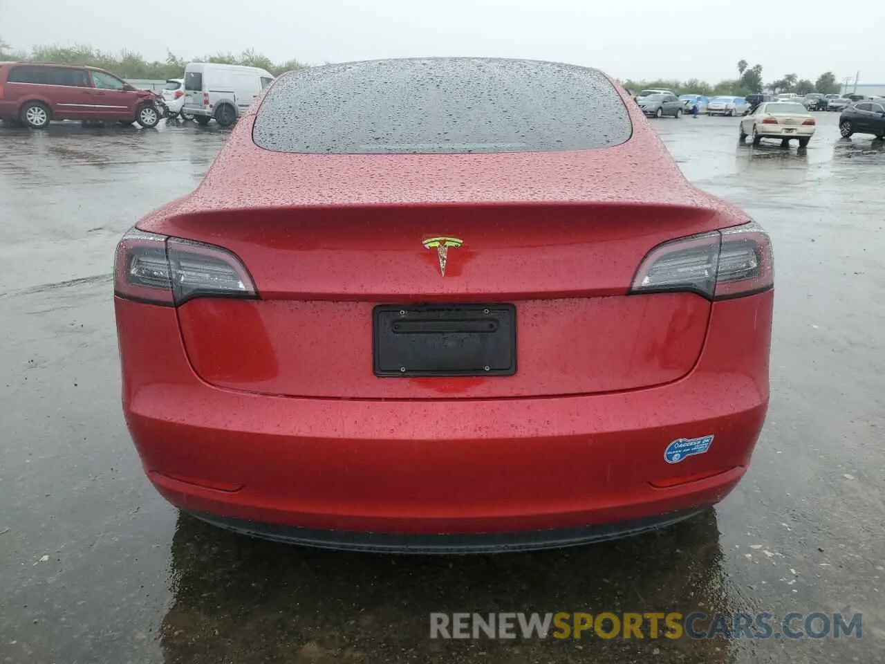 6 Photograph of a damaged car 5YJ3E1EA9MF870214 TESLA MODEL 3 2021