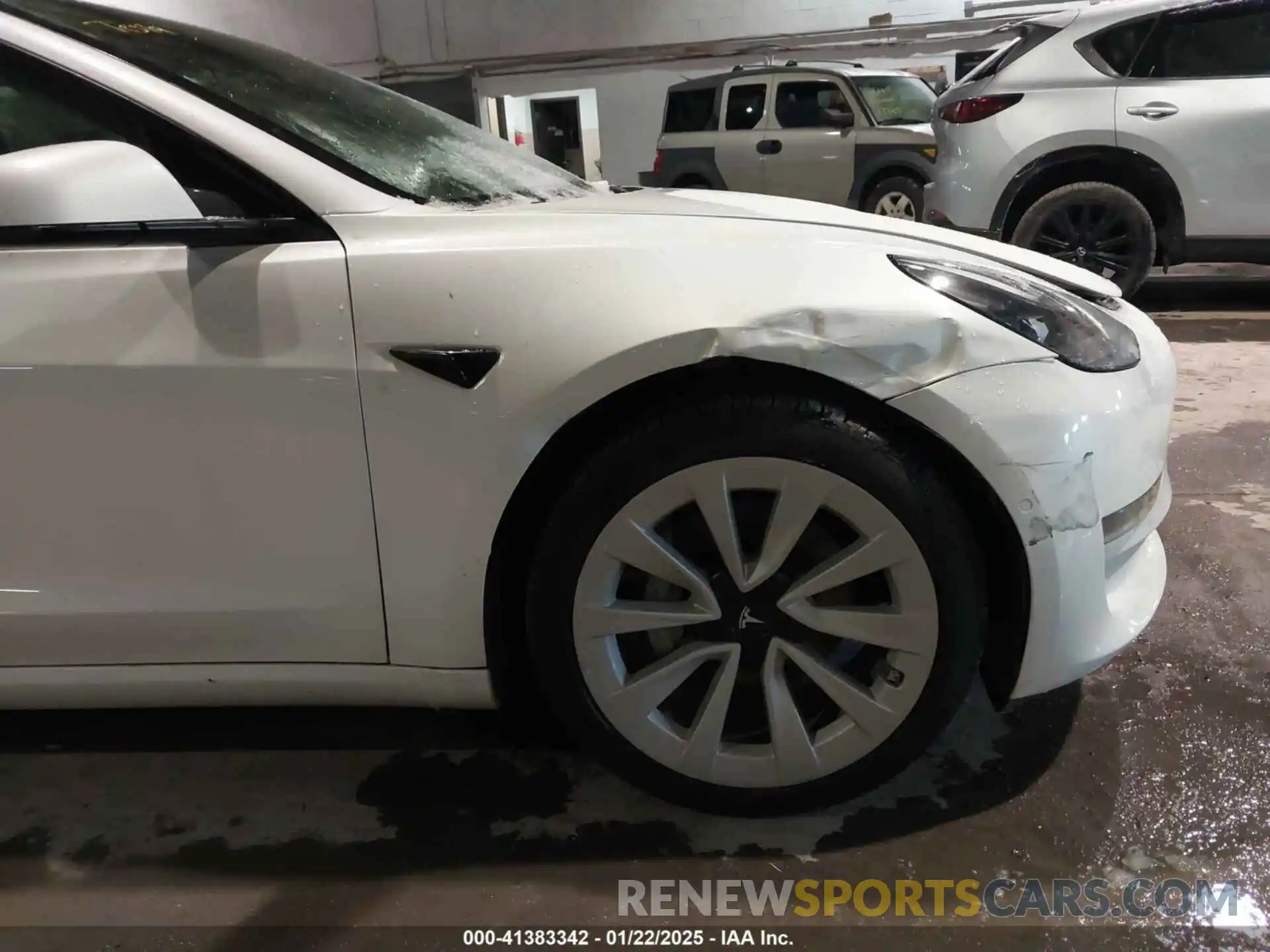 6 Photograph of a damaged car 5YJ3E1EA9MF908329 TESLA MODEL 3 2021