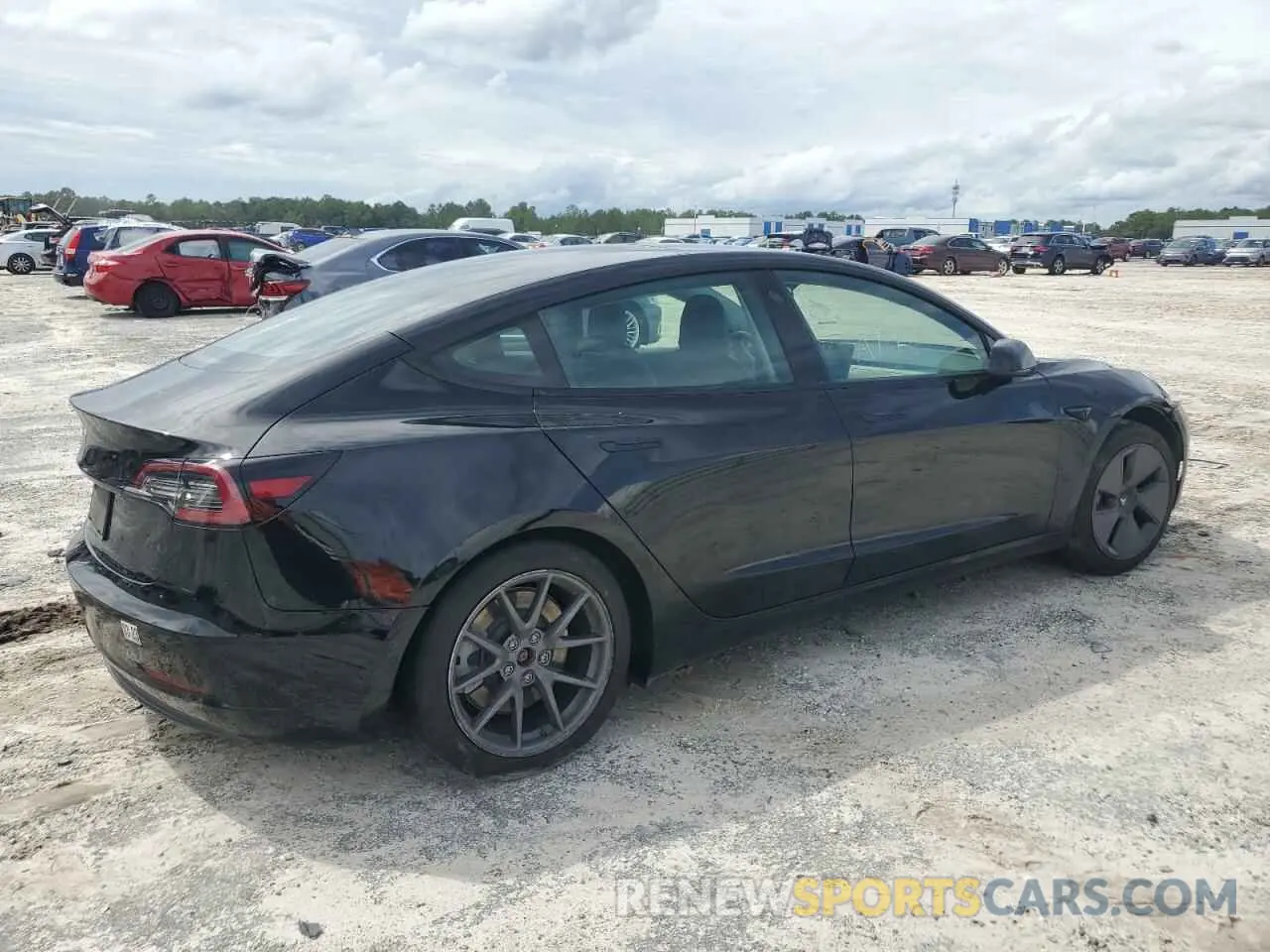 3 Photograph of a damaged car 5YJ3E1EA9MF911649 TESLA MODEL 3 2021