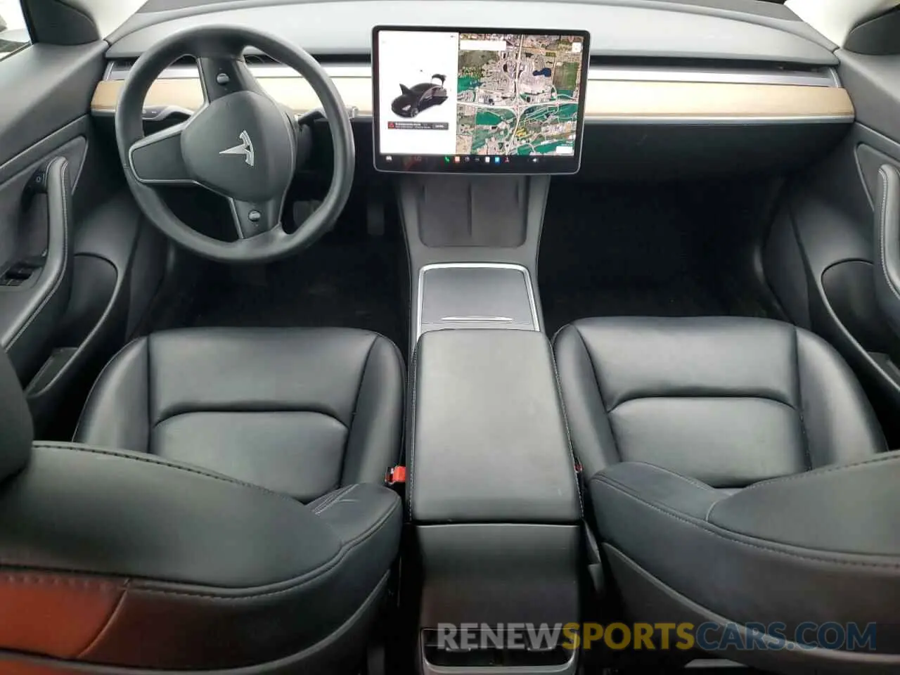 8 Photograph of a damaged car 5YJ3E1EA9MF911649 TESLA MODEL 3 2021