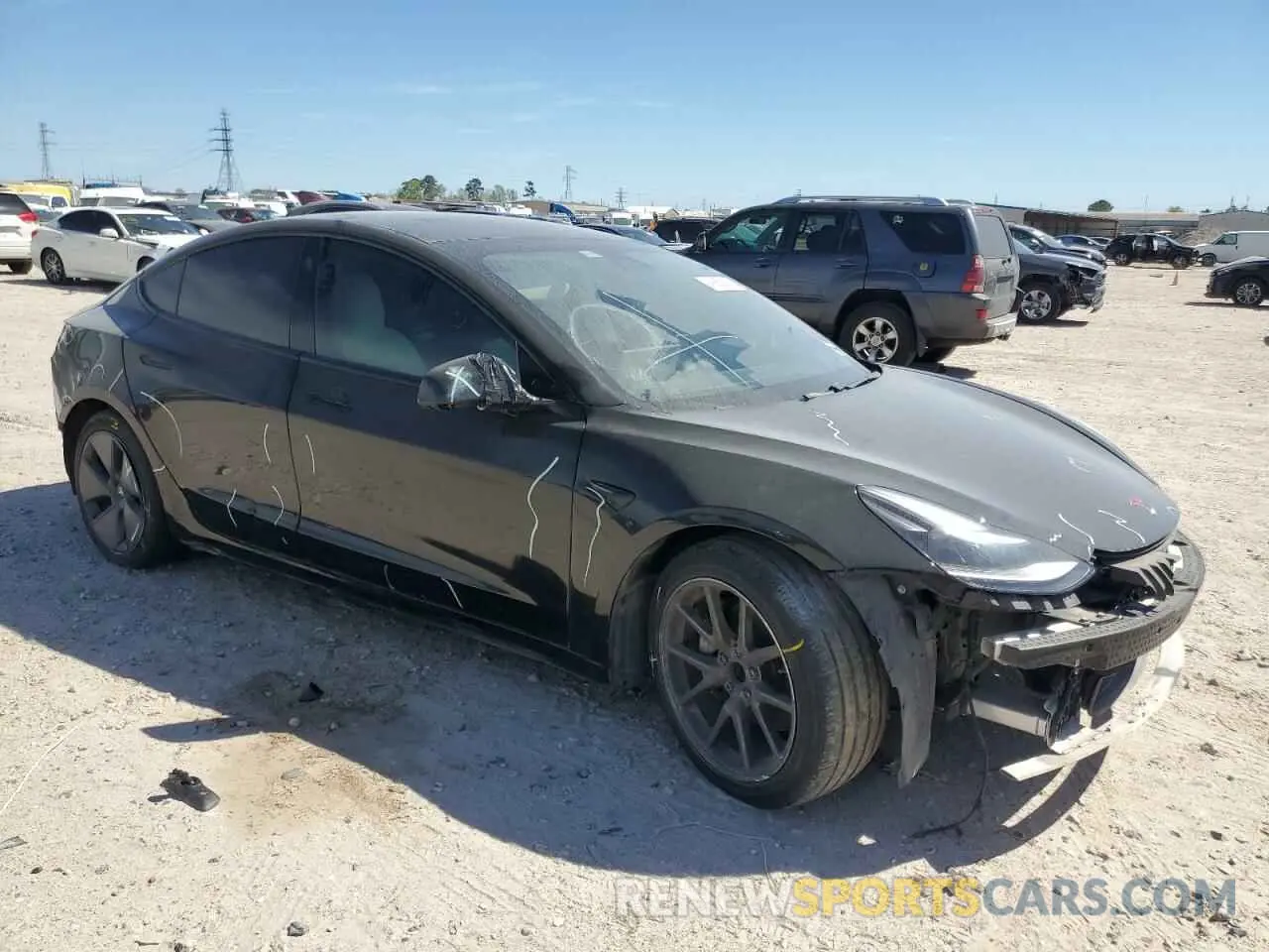 4 Photograph of a damaged car 5YJ3E1EA9MF920576 TESLA MODEL 3 2021