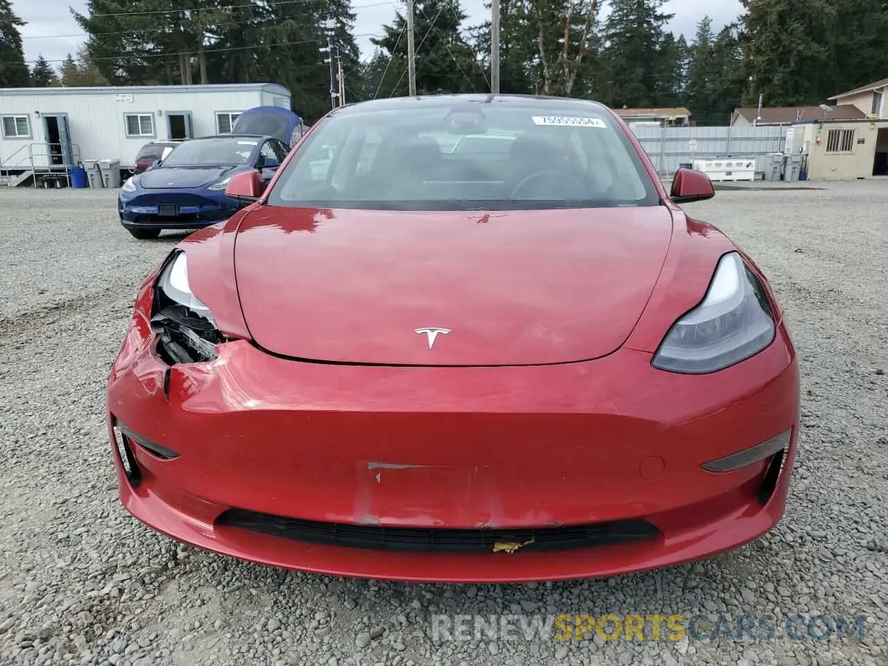 5 Photograph of a damaged car 5YJ3E1EA9MF921484 TESLA MODEL 3 2021