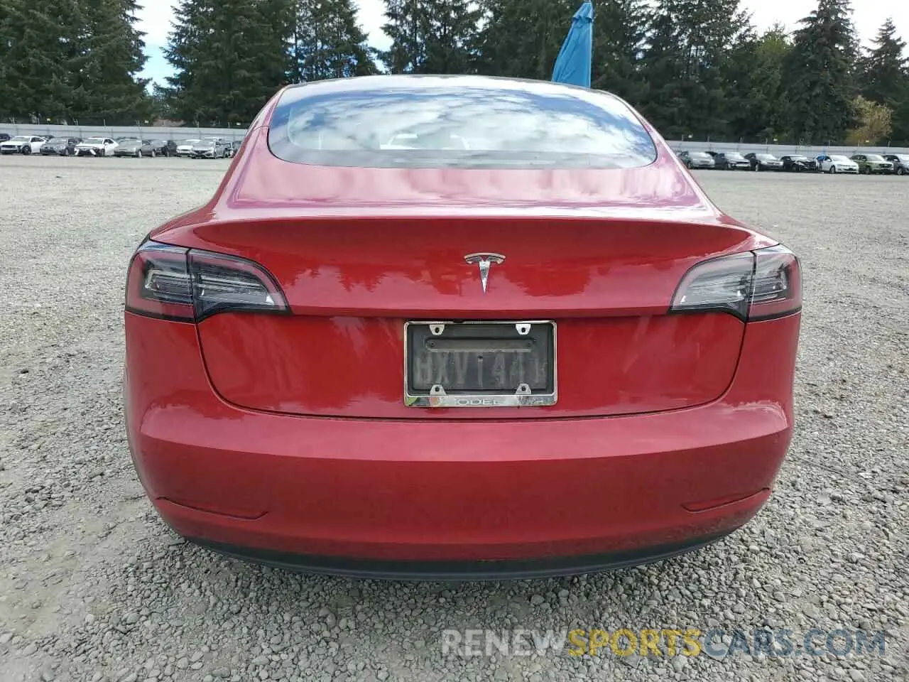 6 Photograph of a damaged car 5YJ3E1EA9MF921484 TESLA MODEL 3 2021