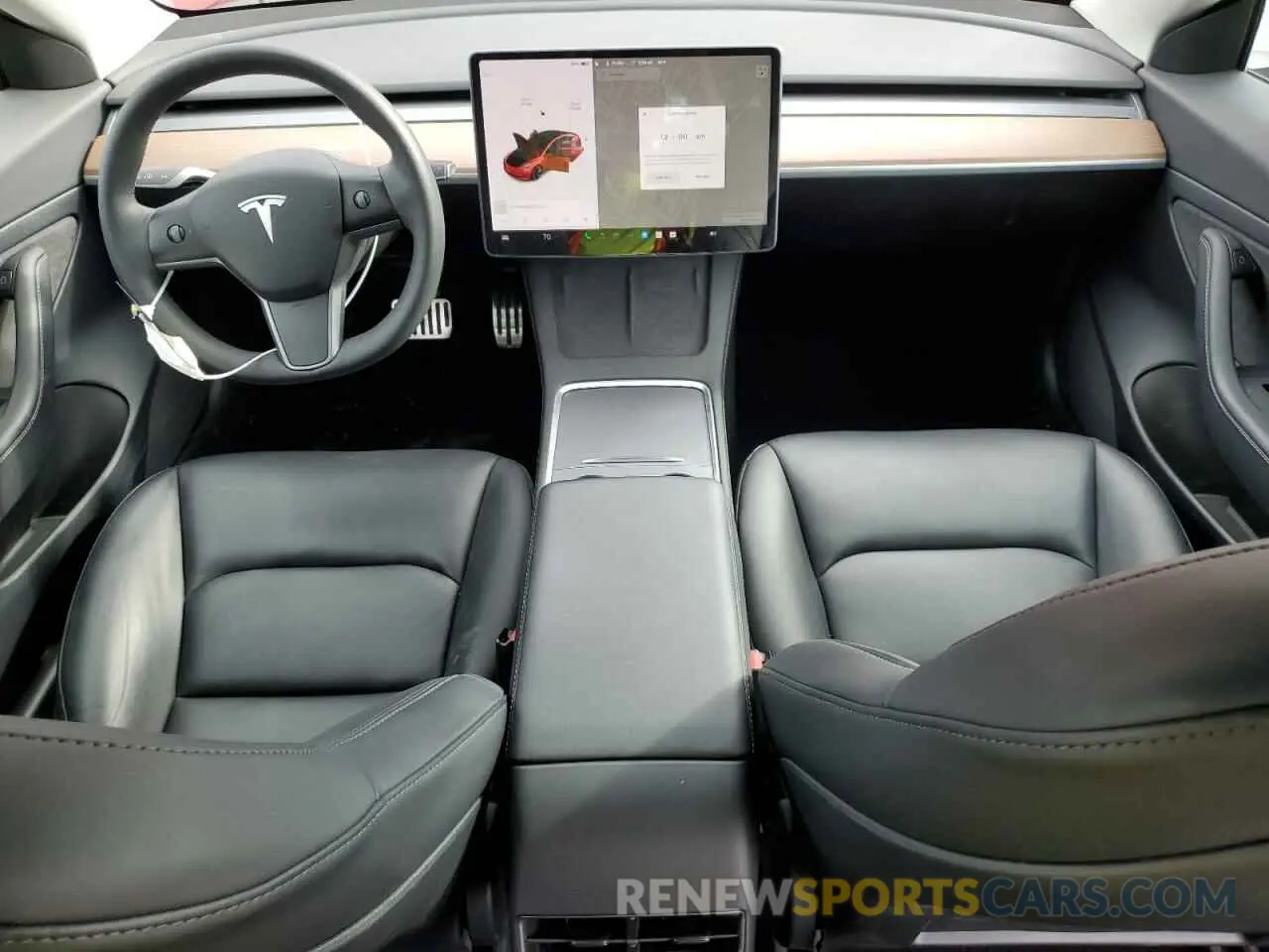 8 Photograph of a damaged car 5YJ3E1EA9MF921484 TESLA MODEL 3 2021