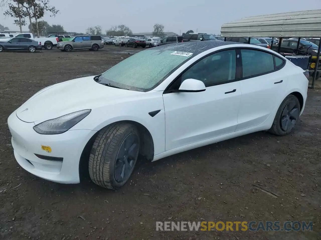 1 Photograph of a damaged car 5YJ3E1EA9MF930461 TESLA MODEL 3 2021